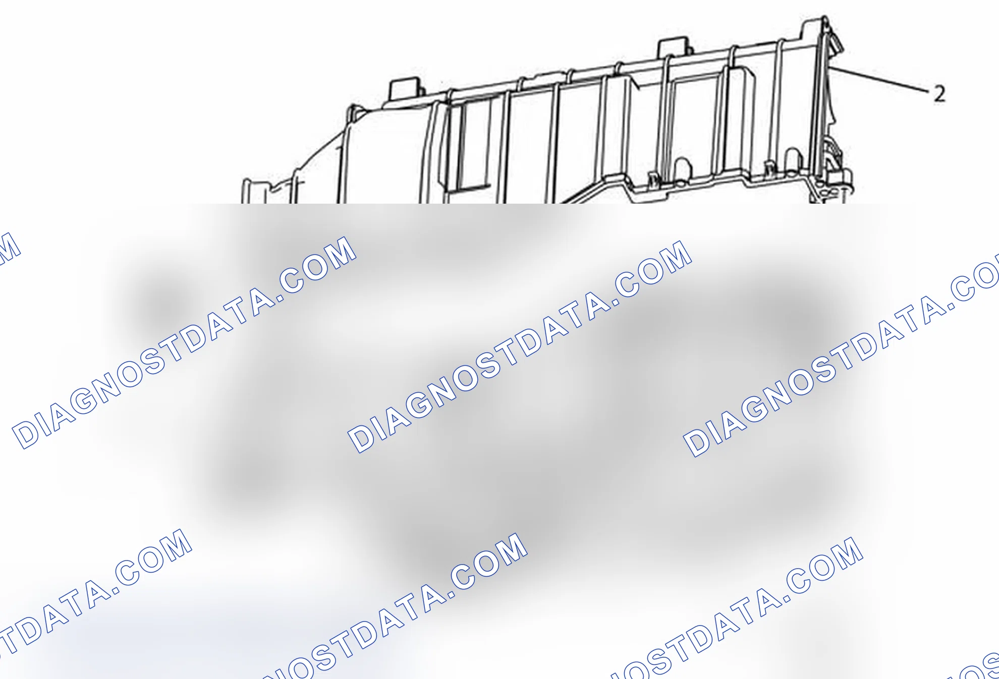 Scheme 18: Air Conditioning Evaporator Lower Case Replacement