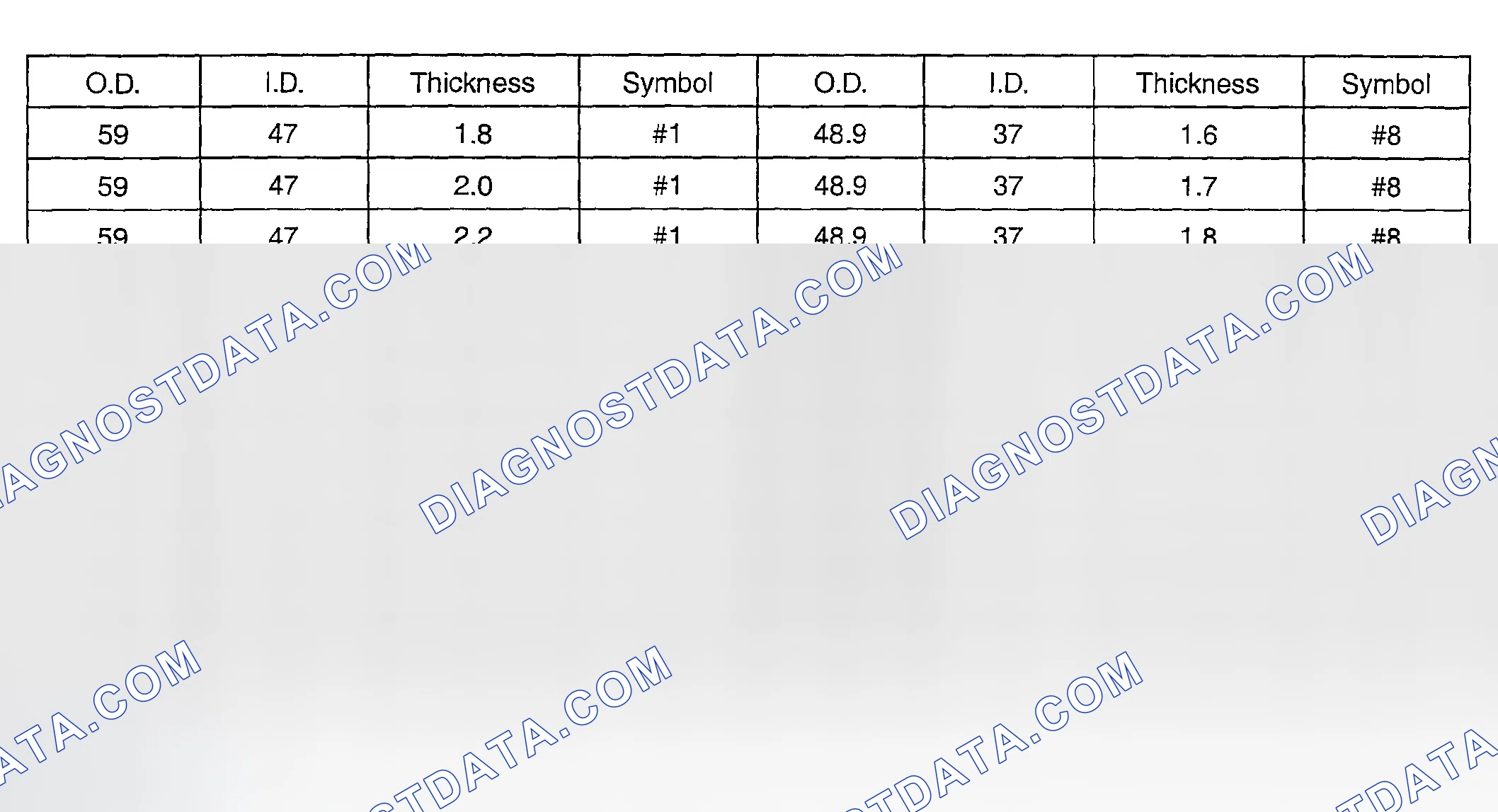 Scheme 88: Identification Of Thrust Bearing, Thrust Races, & Thrust Washers (2 Of 2)