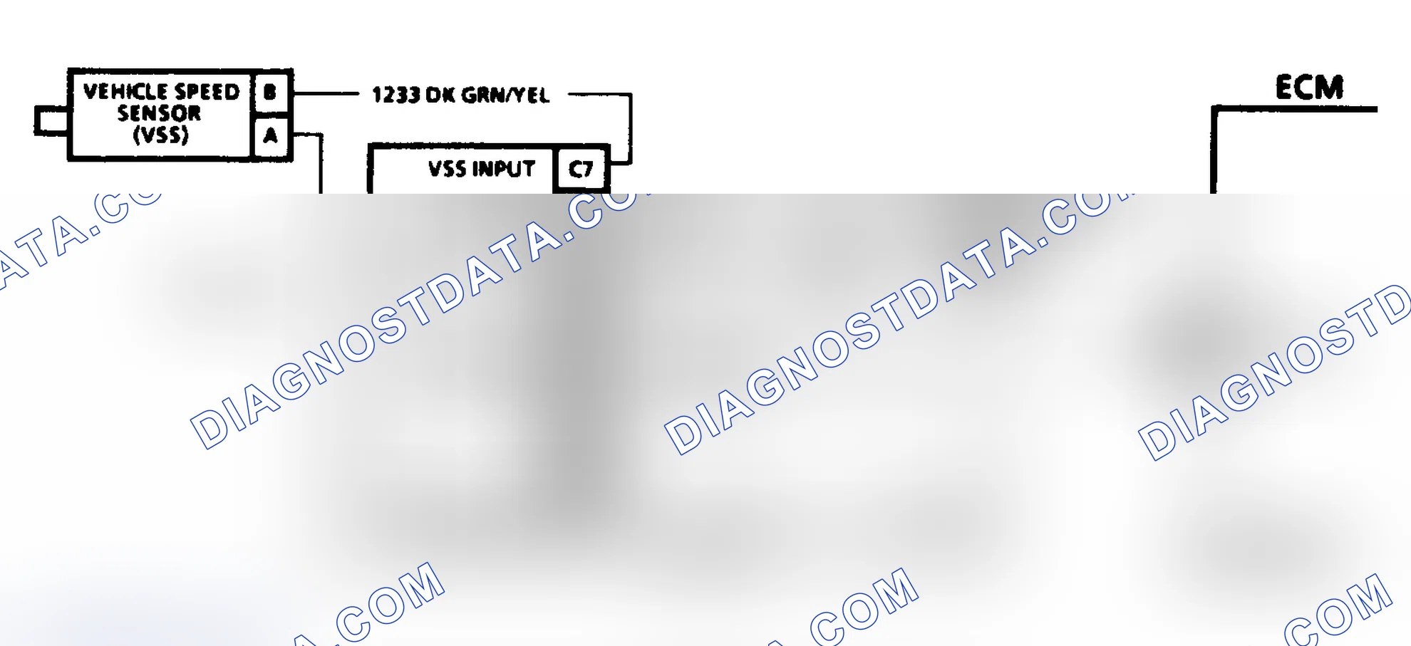 Scheme 252: Code 24 Schematic ("P" Series M/T) Vehicle Speed Sensor Transmission Output Signal