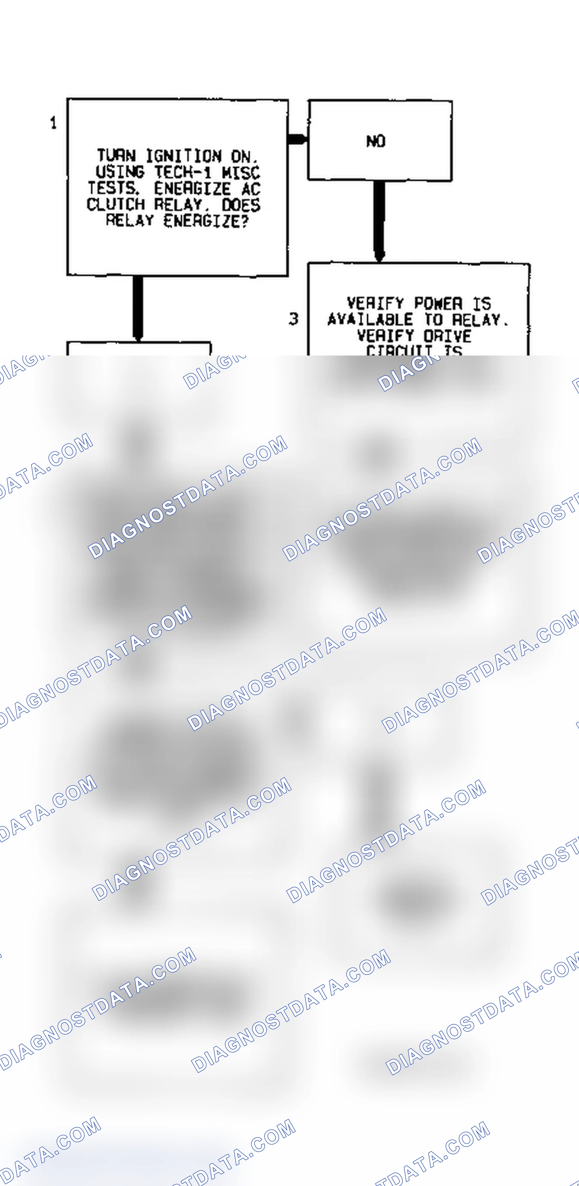 Scheme 70: Code 70 Flow Chart (Fleetwood) A/C Compressor Relay Driver