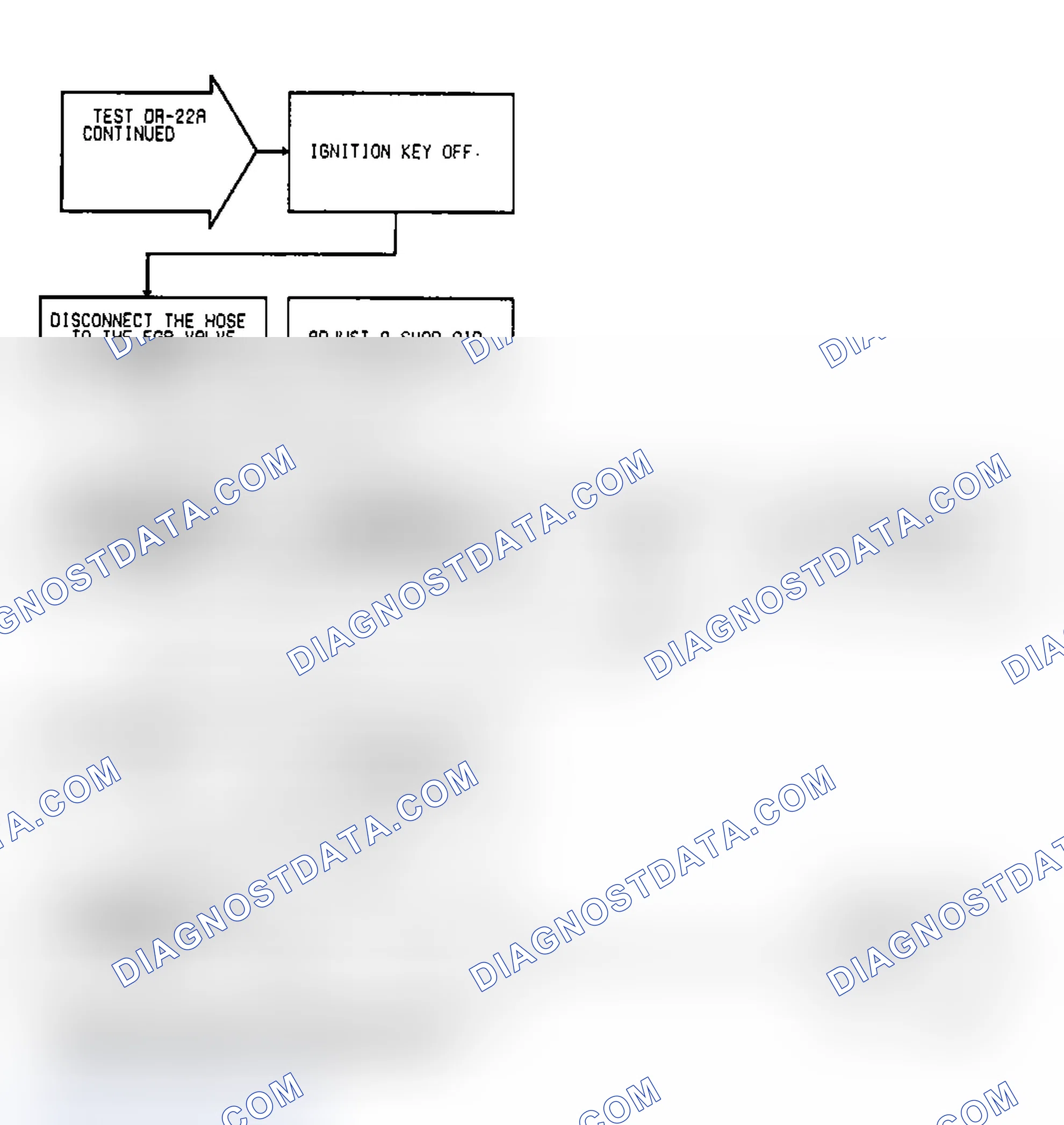 Scheme 650: Test DR-22A Code 32, (3 of 5) EGR System Failure