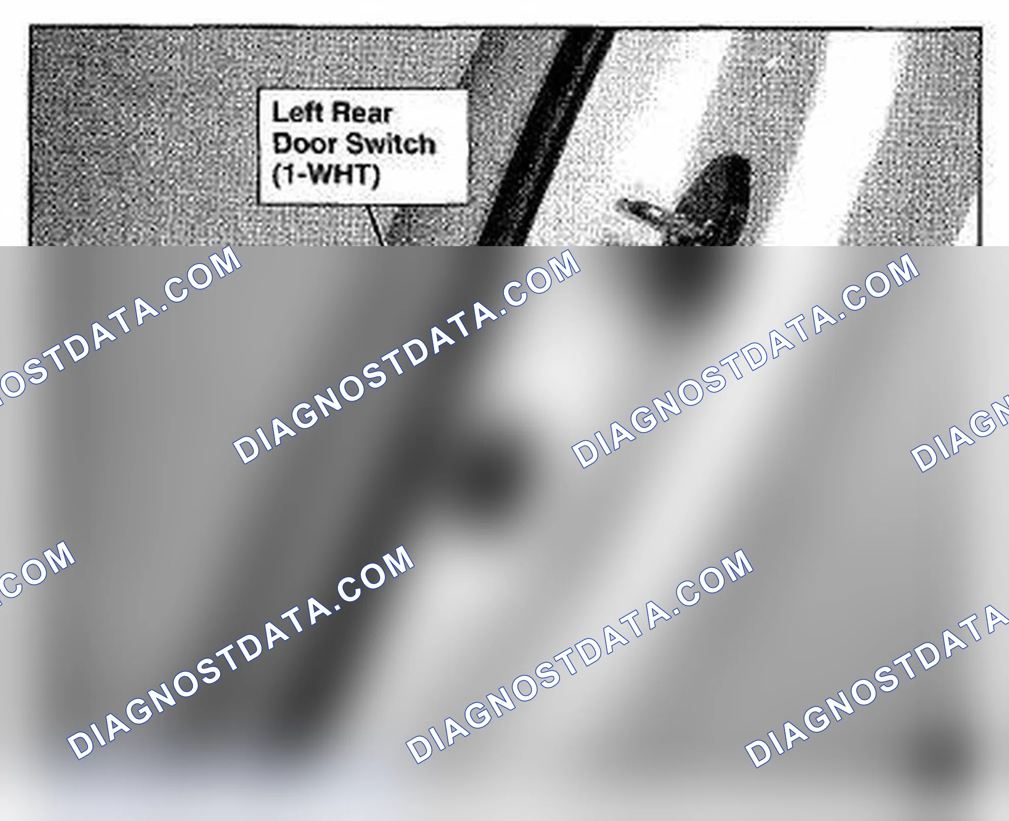 Scheme 1130: Left C-Pillar (Right Similar) Component Location (Photo 121)
