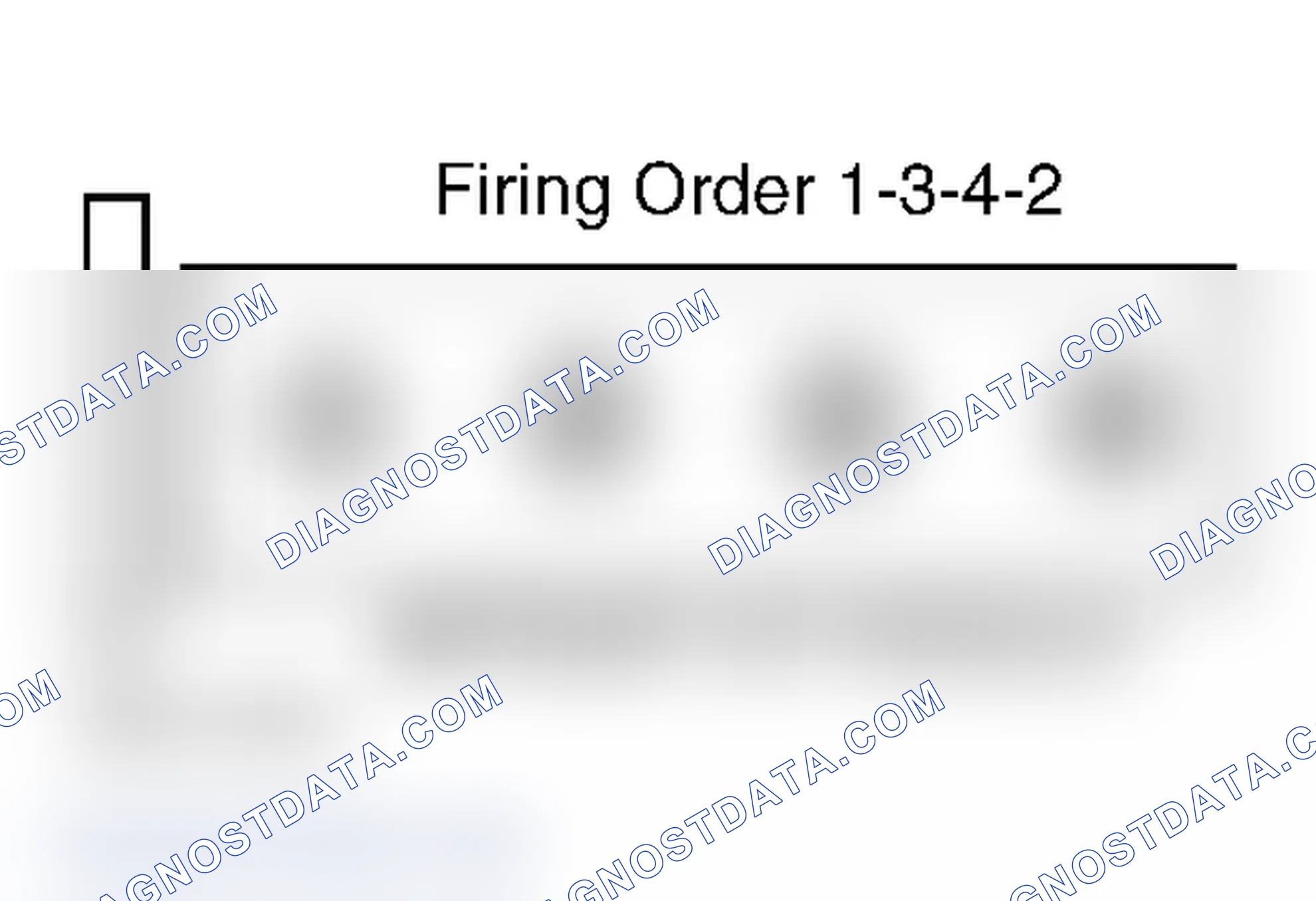 Scheme 2: Firing Order (1.3L, 1.8L, 1.9L, 2.2L & 2.4L)