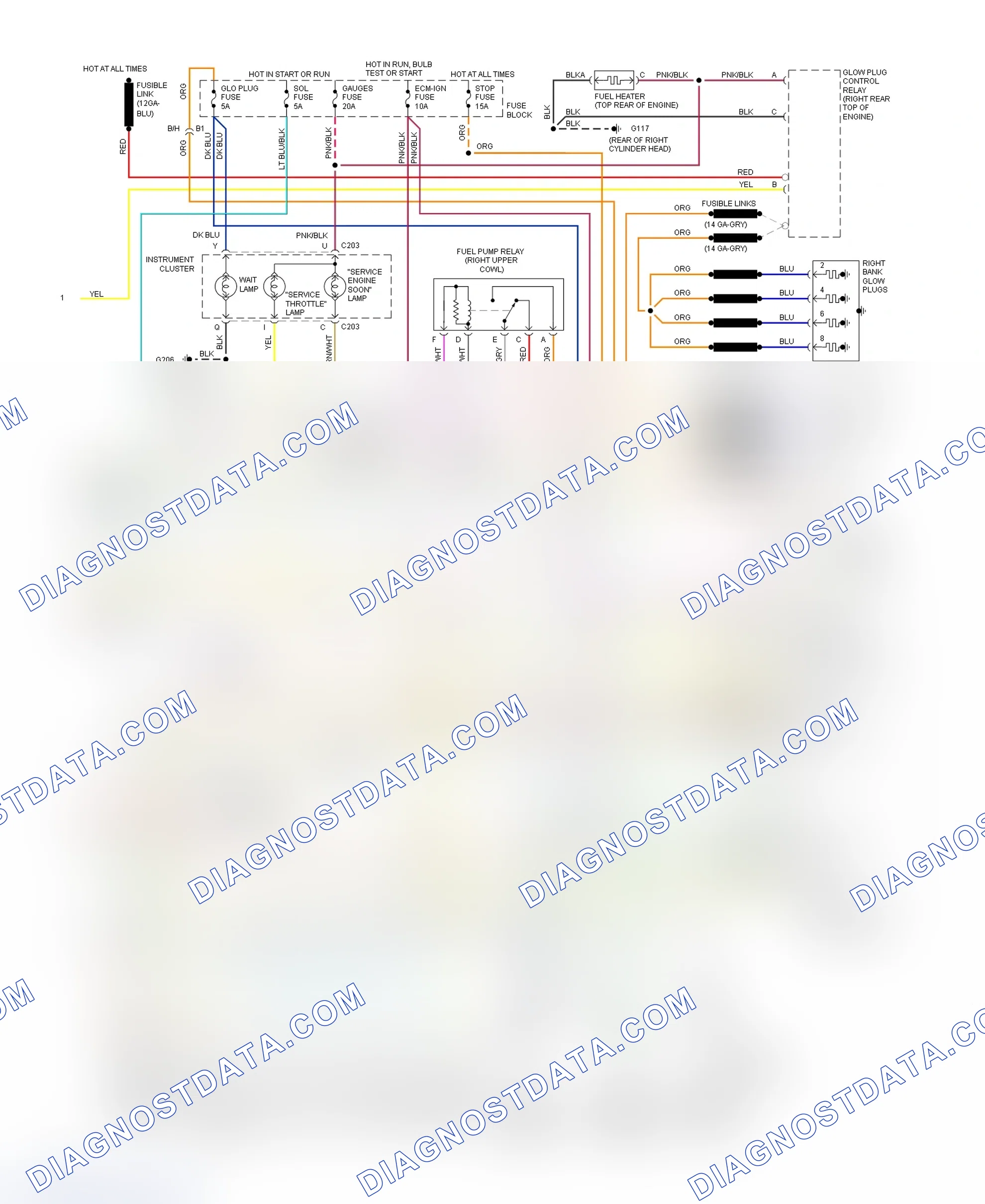 Scheme 389: Wiring Diagram For Blazer, Pickup, Sierra, Suburban & Yukon With 4L60-E (2 Of 2)