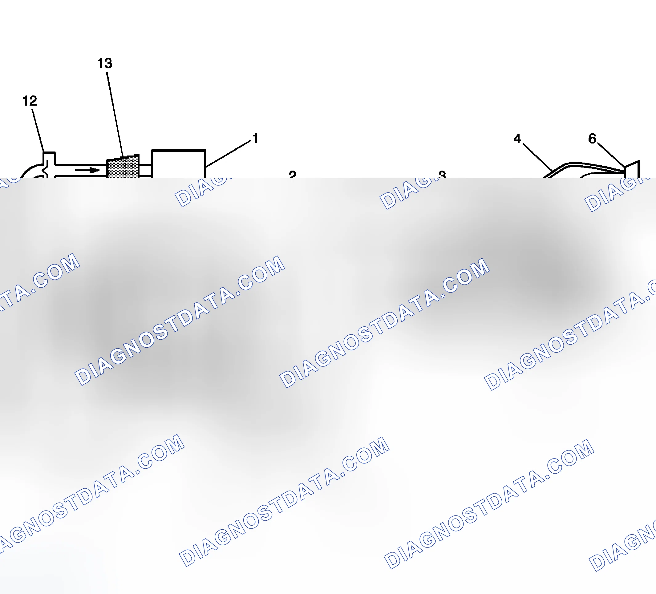 Scheme 106: Typical Evaporative Emission (EVAP) System Hose Routing Diagram