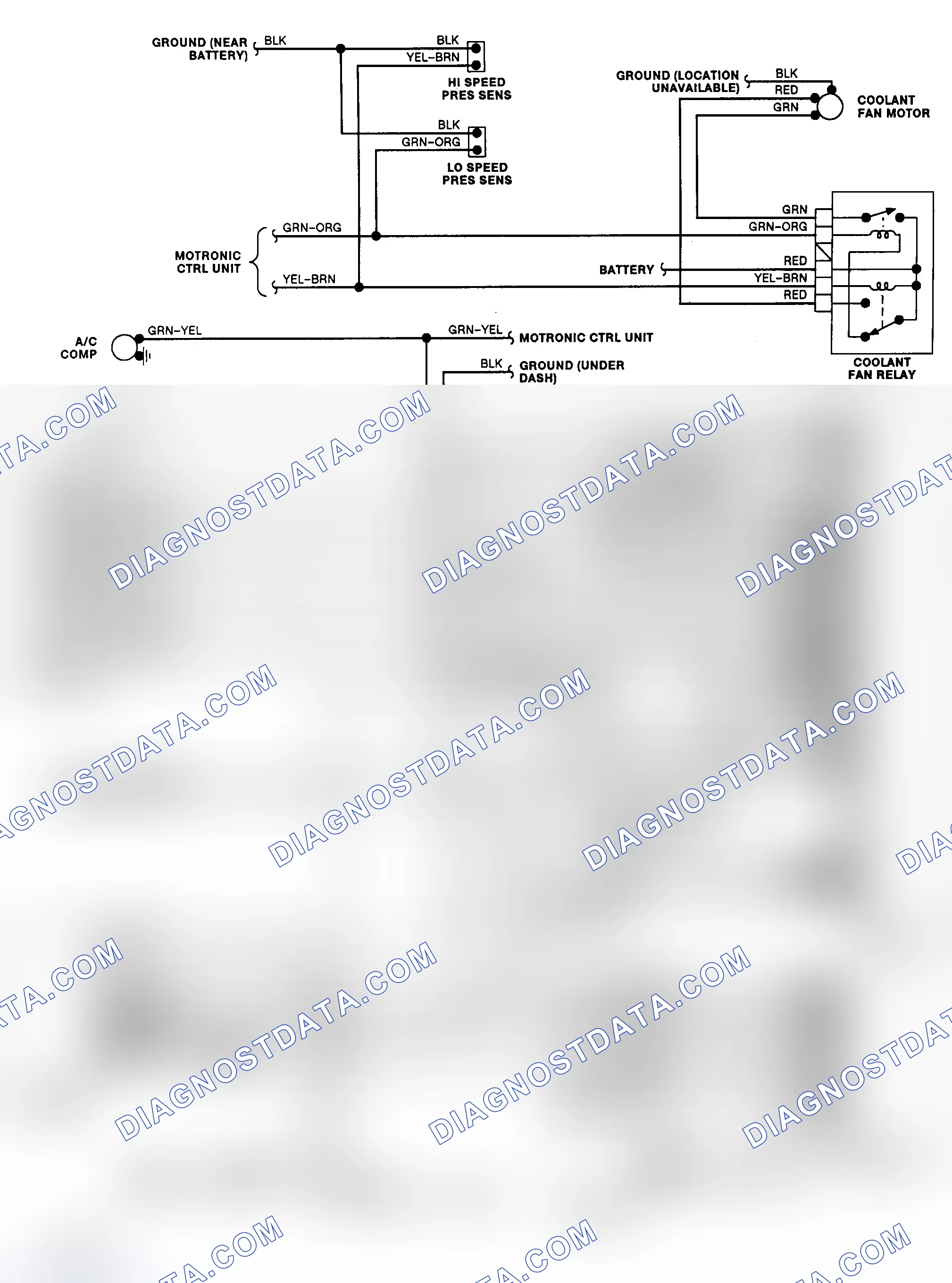 Scheme 5: Automatic A/C-Heater System Wiring Diagram