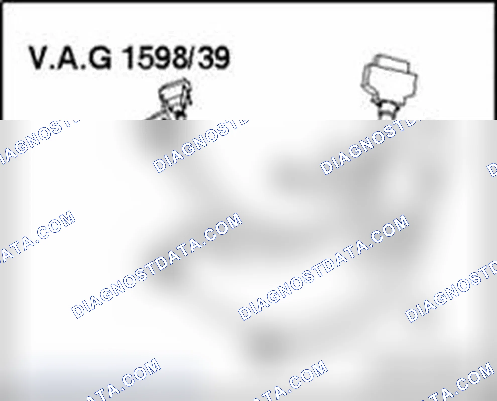 Scheme 756: Wiring and components, checking with Test box V.A.G 1598/42