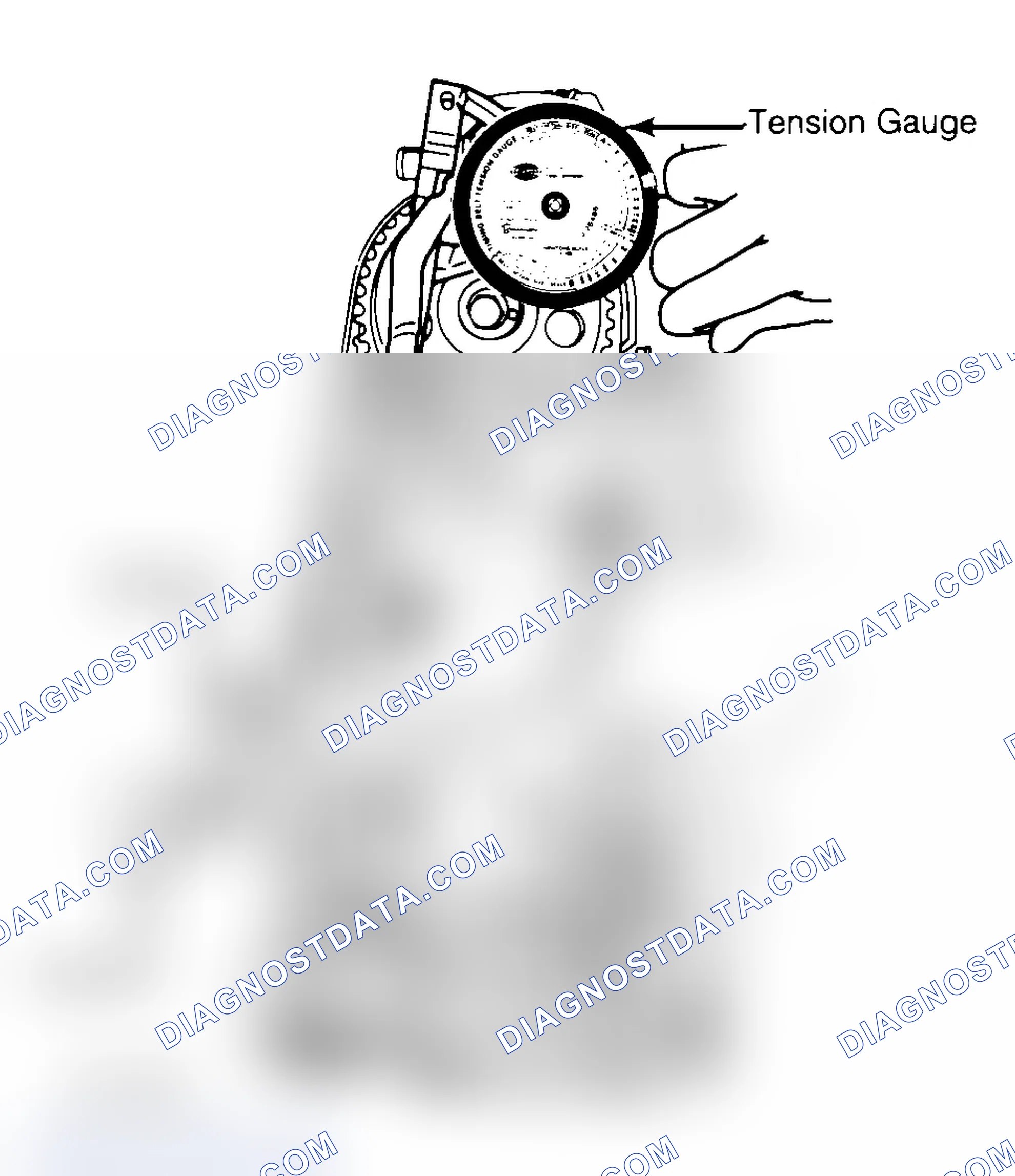 Scheme 28: Adjusting Typical Timing Belt Tension