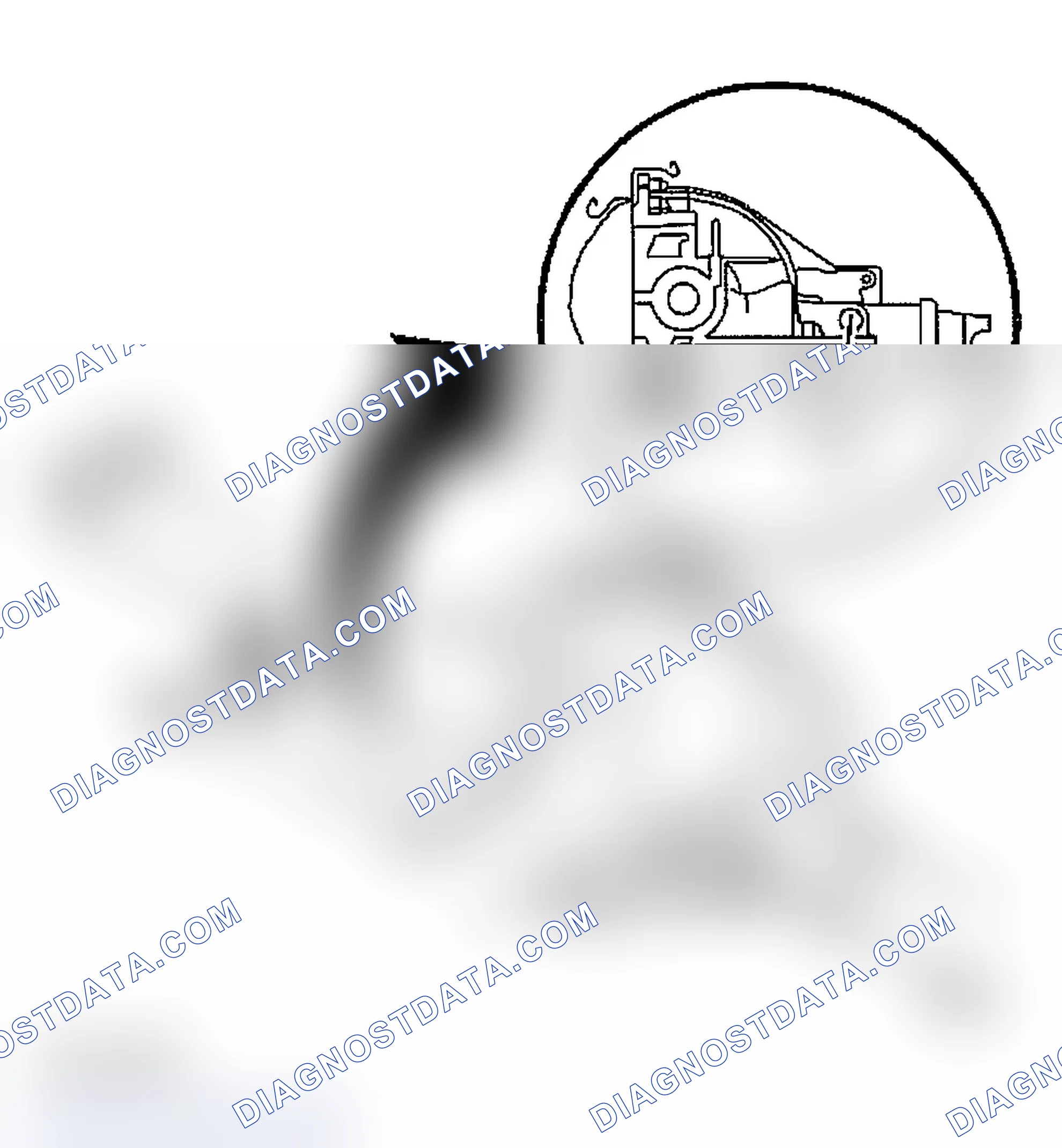 Scheme 208: Lubricant Level Inspection - Rear Drive Axle (8.6 Inch Axle)