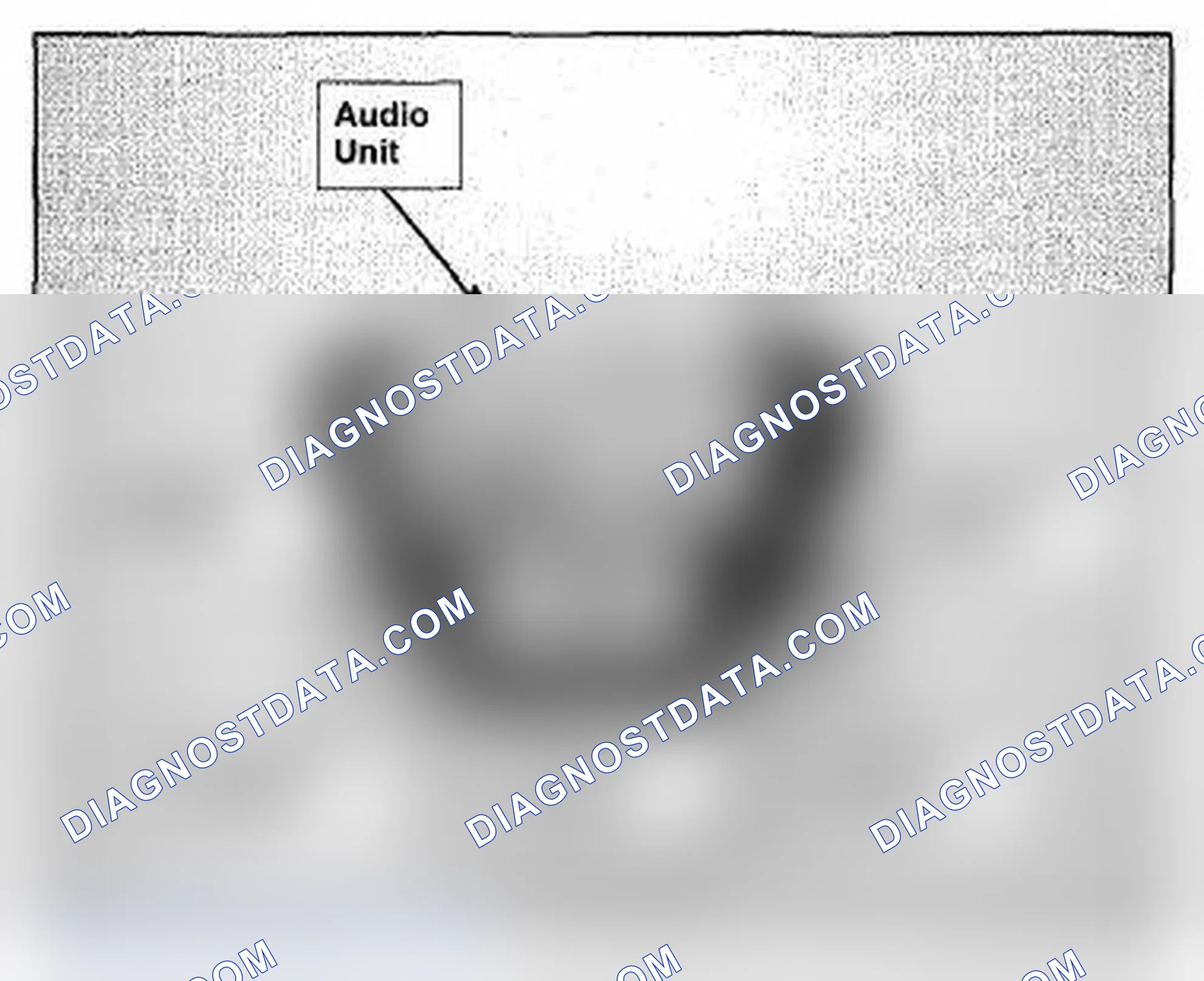 Scheme 1083: Behind Audio Unit (Without Navigation) Component Location (Photo 74)