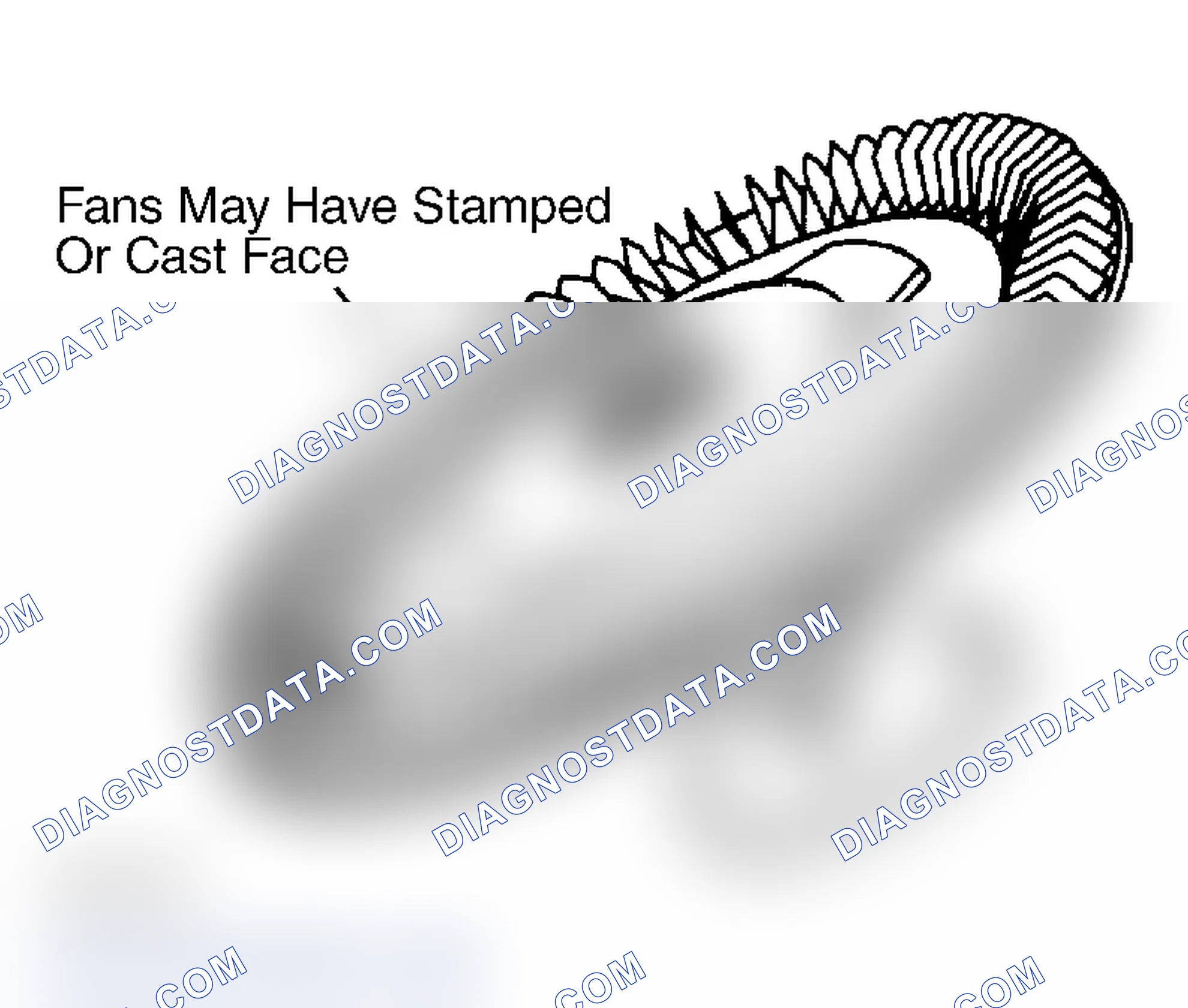 Scheme 7: Thermostatically Controlled Fan Assembly Shown with stamped face and bi-metallic coil spring.