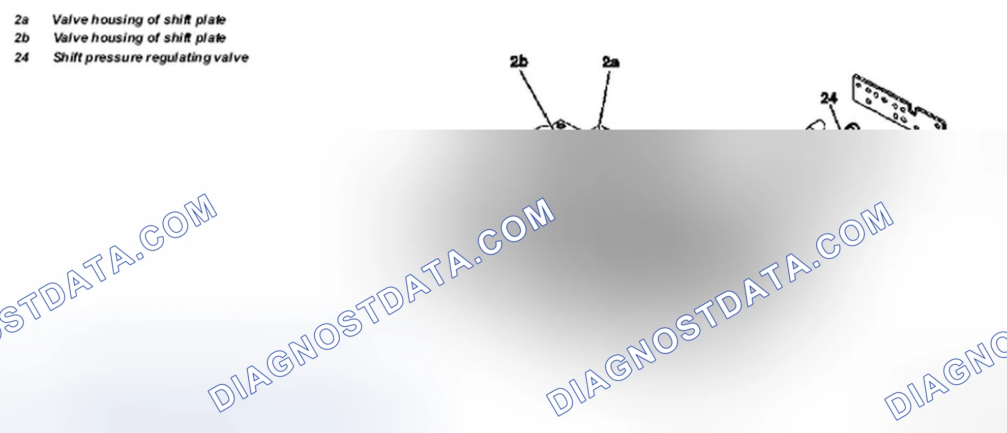 Scheme 86: Identifying Shift Pressure Regulating Valve Location - Transmission 722.6