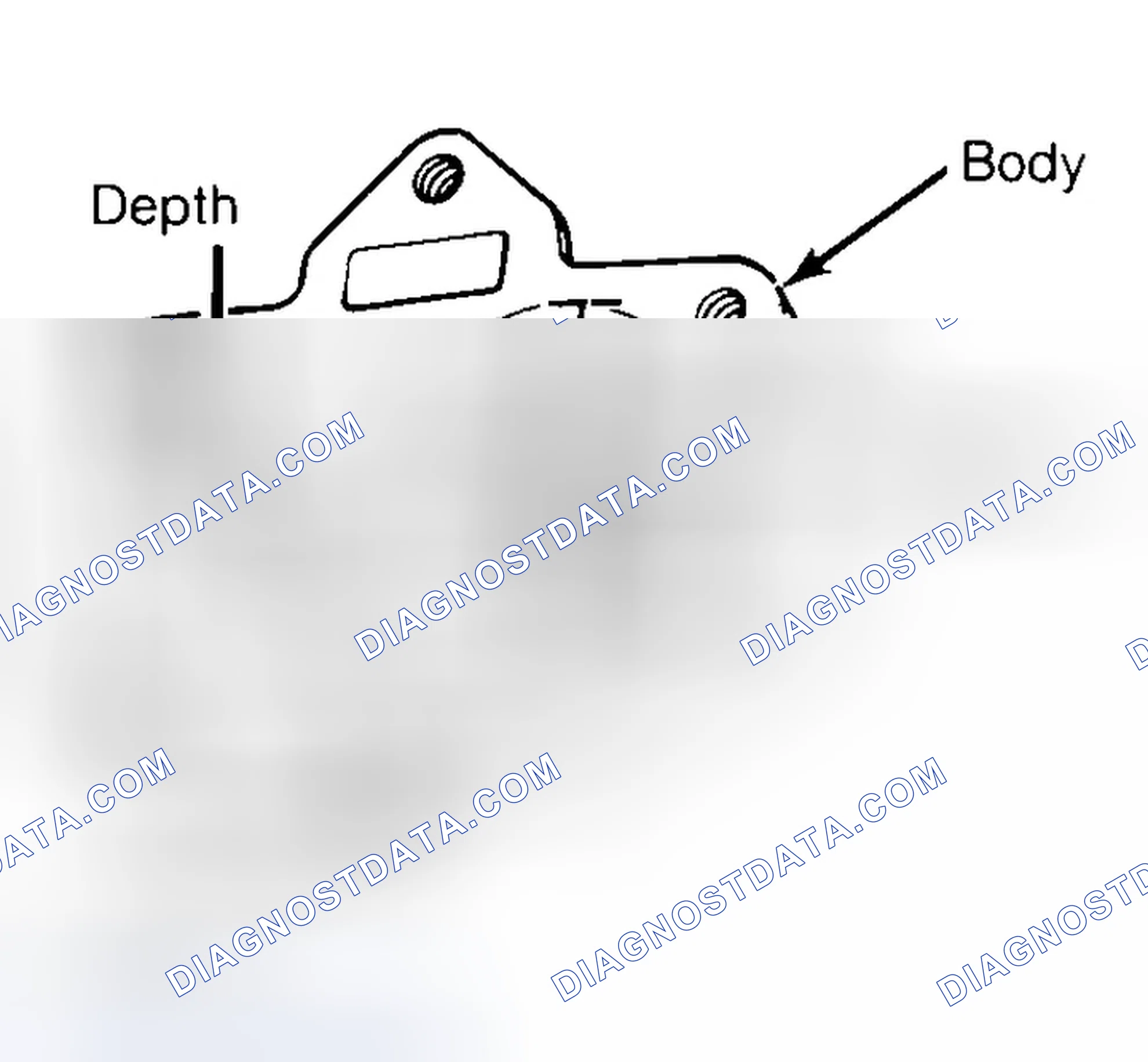 Scheme 35: Measuring Oil Pump Gear Cavity