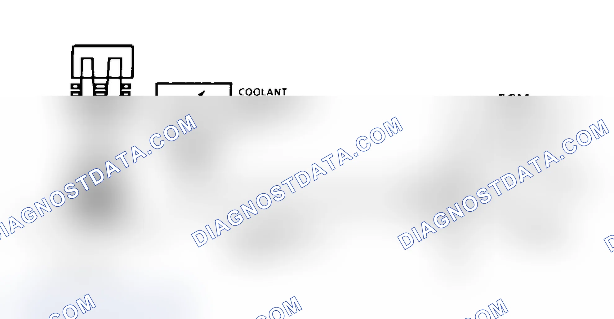 Scheme 6: Code 14 Schematic (3.1L) Coolant Temperature Sensor Signal Voltage Low (High Temp. Indicated)