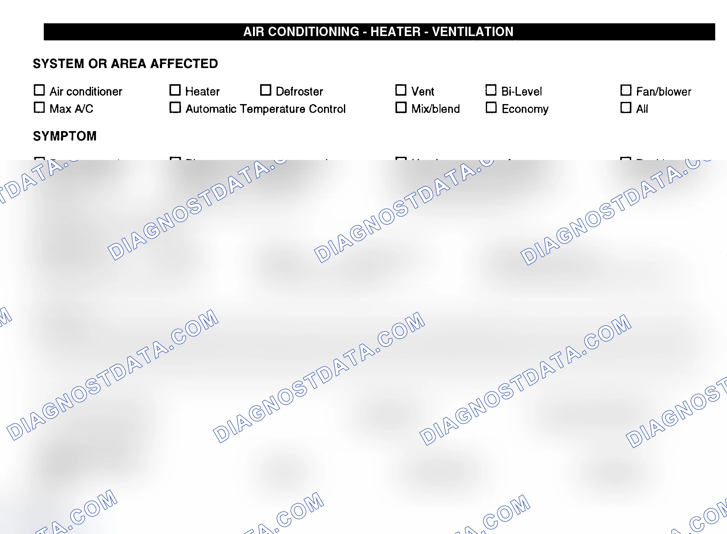 Scheme 8: Air Conditioning, Heater & Ventilation