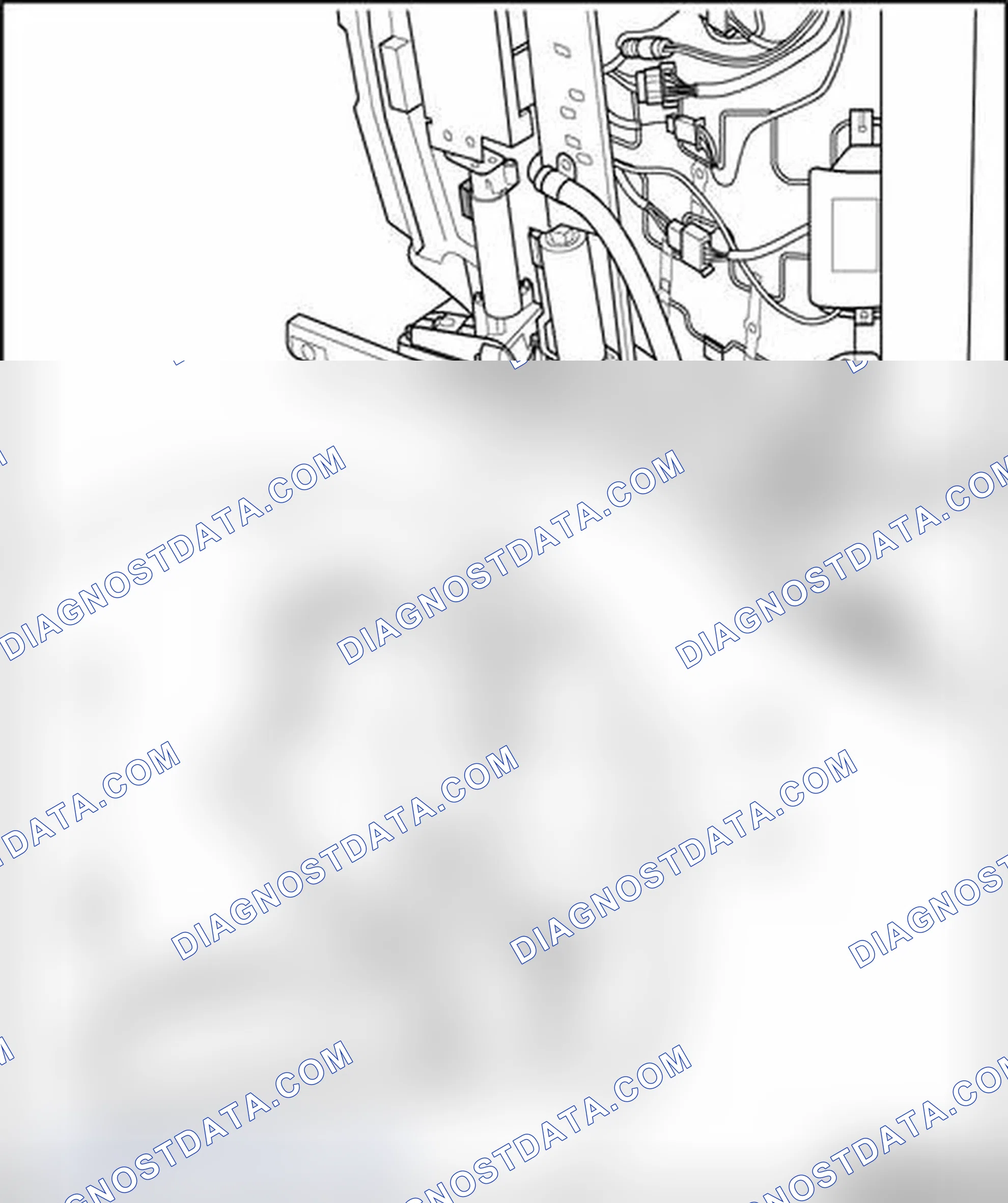 Scheme 233: Forward and backward seat adjustment motor, assembly overview