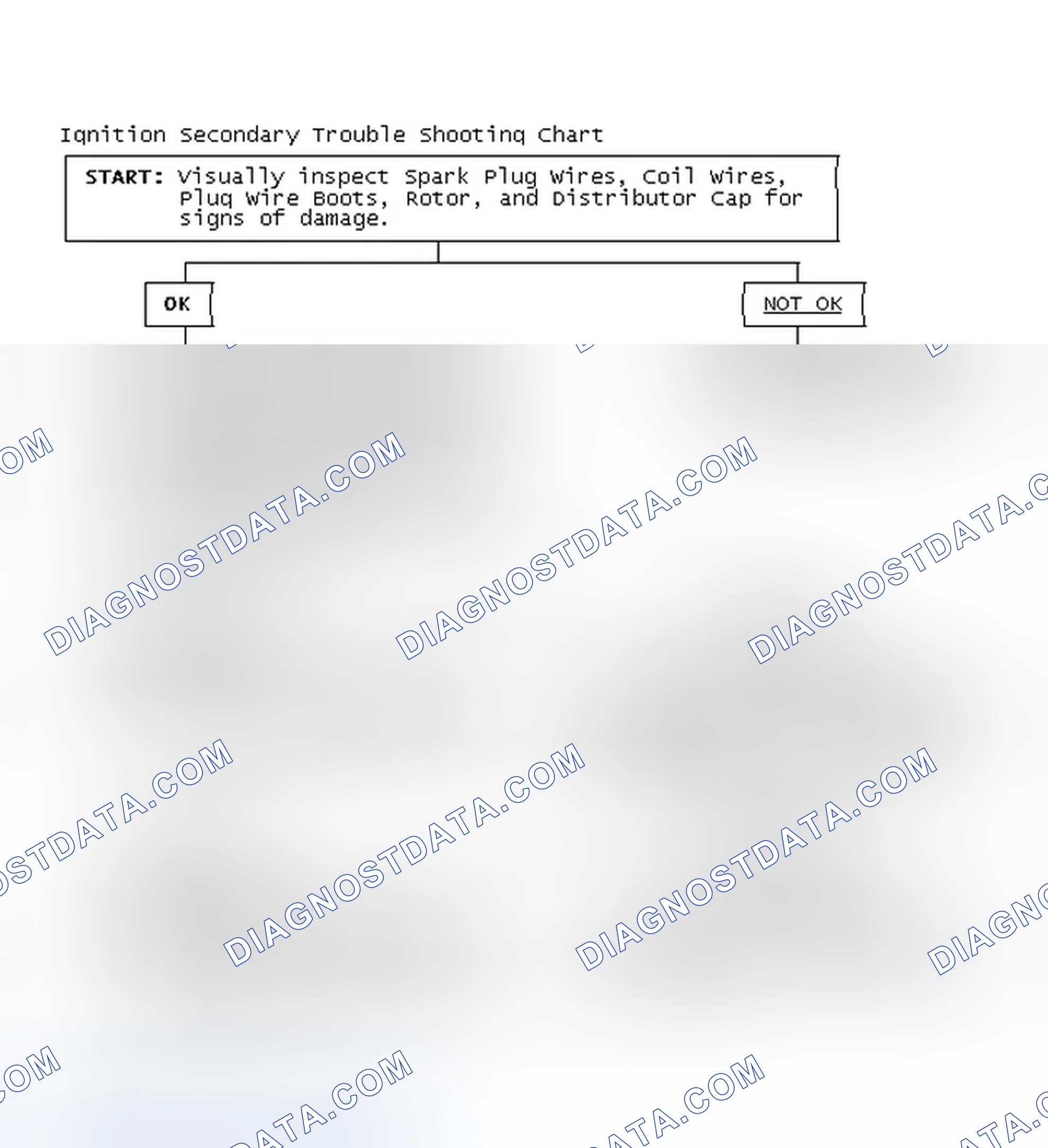Scheme 1: Ignition Secondary Trouble Shooting Chart