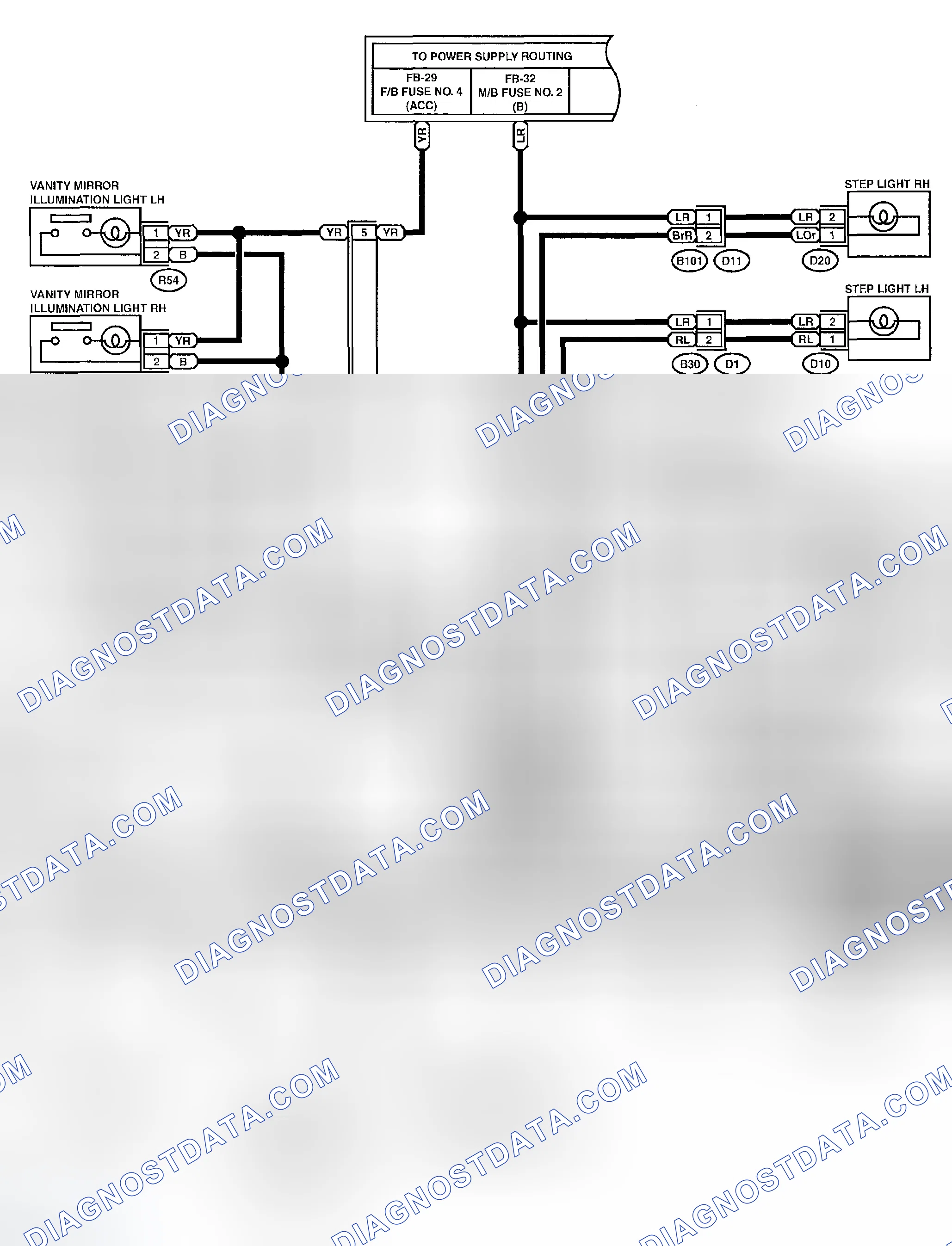 Scheme 91: Interior Light Schematic (1 Of 3)