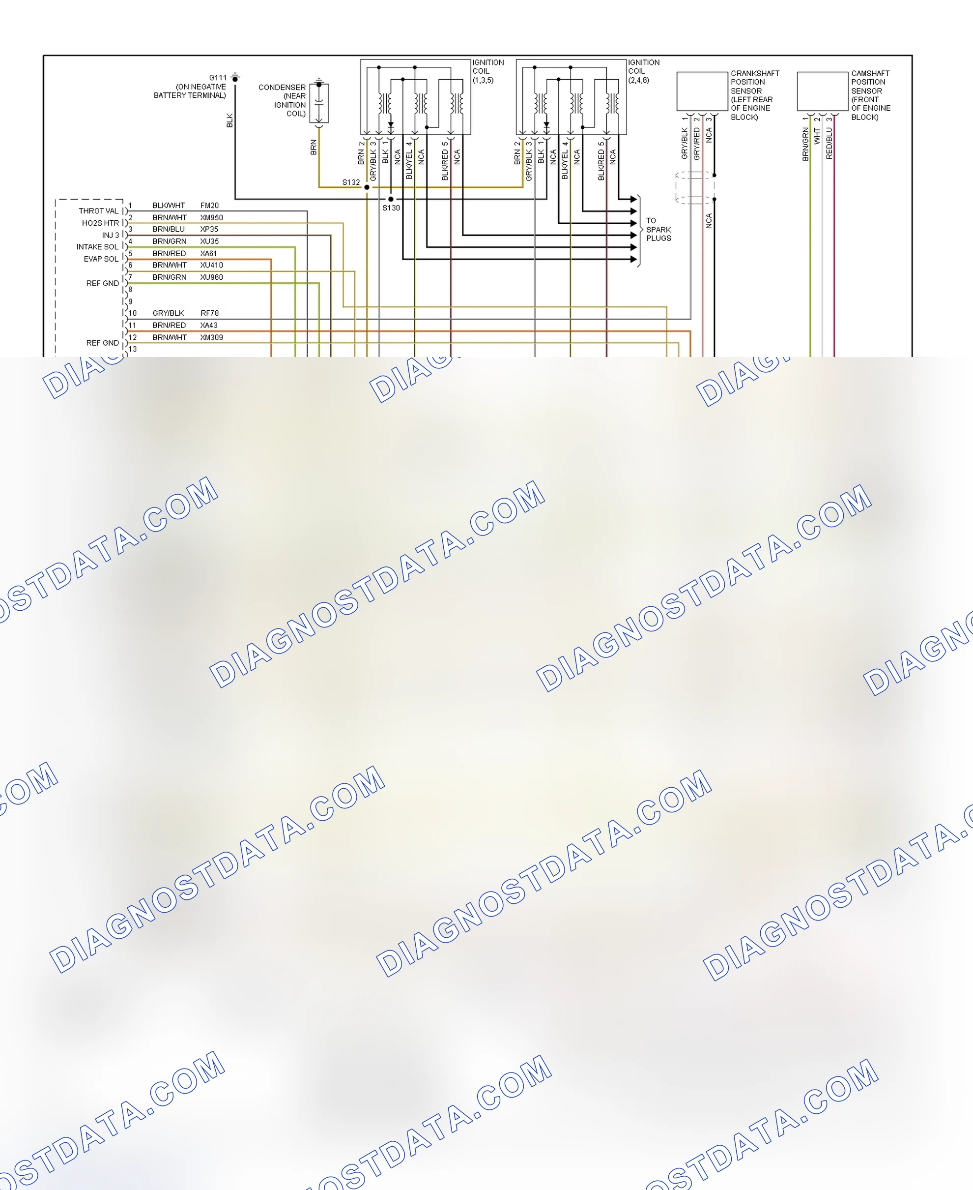 Scheme 31: PCM Wiring Diagram (Catera - 3.0L - 1 Of 3)