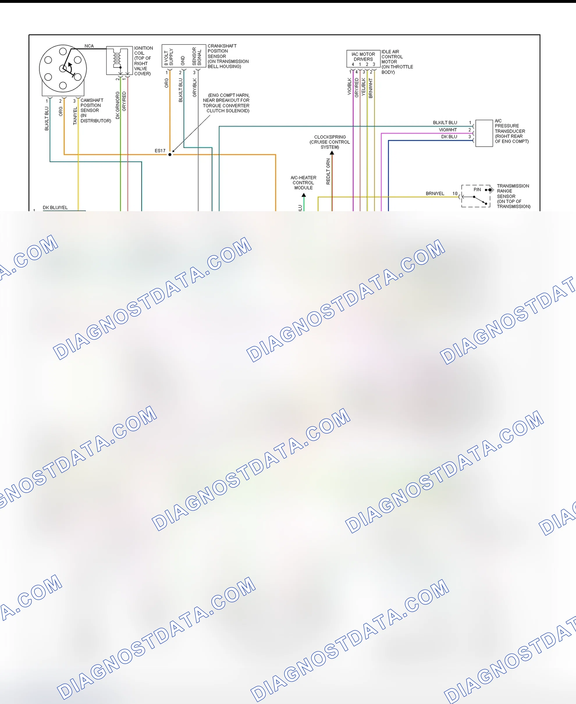Scheme 15: PCM Wiring Diagram (Caravan & Voyager - 3.0L - 3 Of 3)