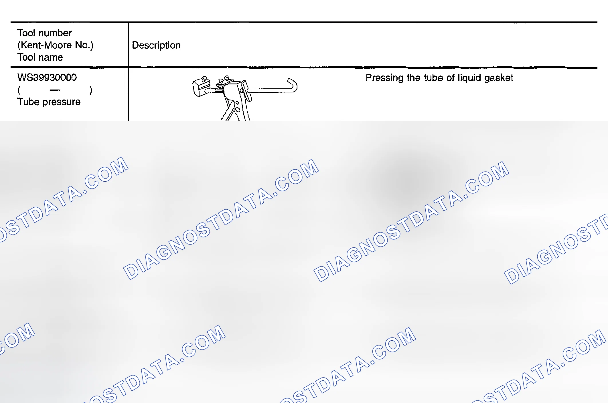Scheme 22: SPECIAL SERVICE TOOLS