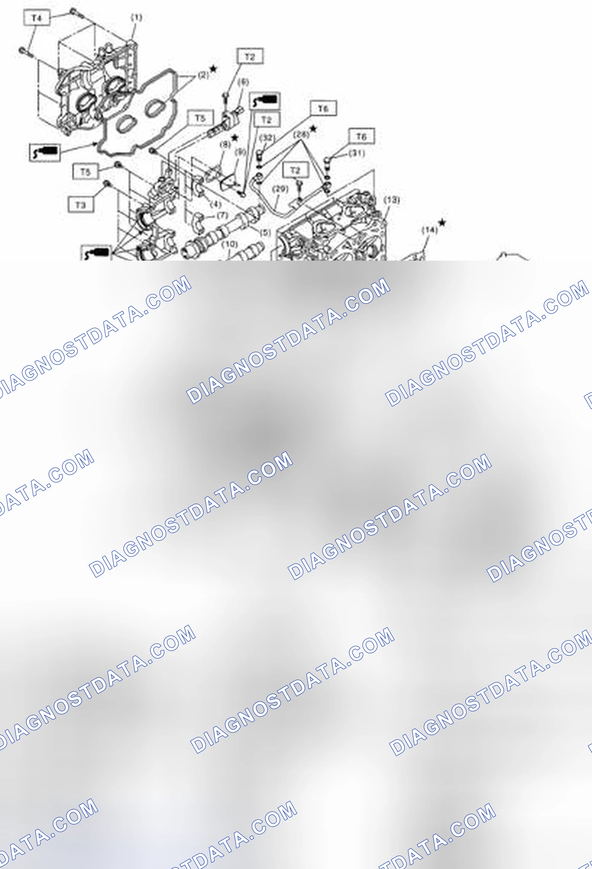 Scheme 275: Exploded View Of Cylinder Head And Camshaft Components With Torque Specifications