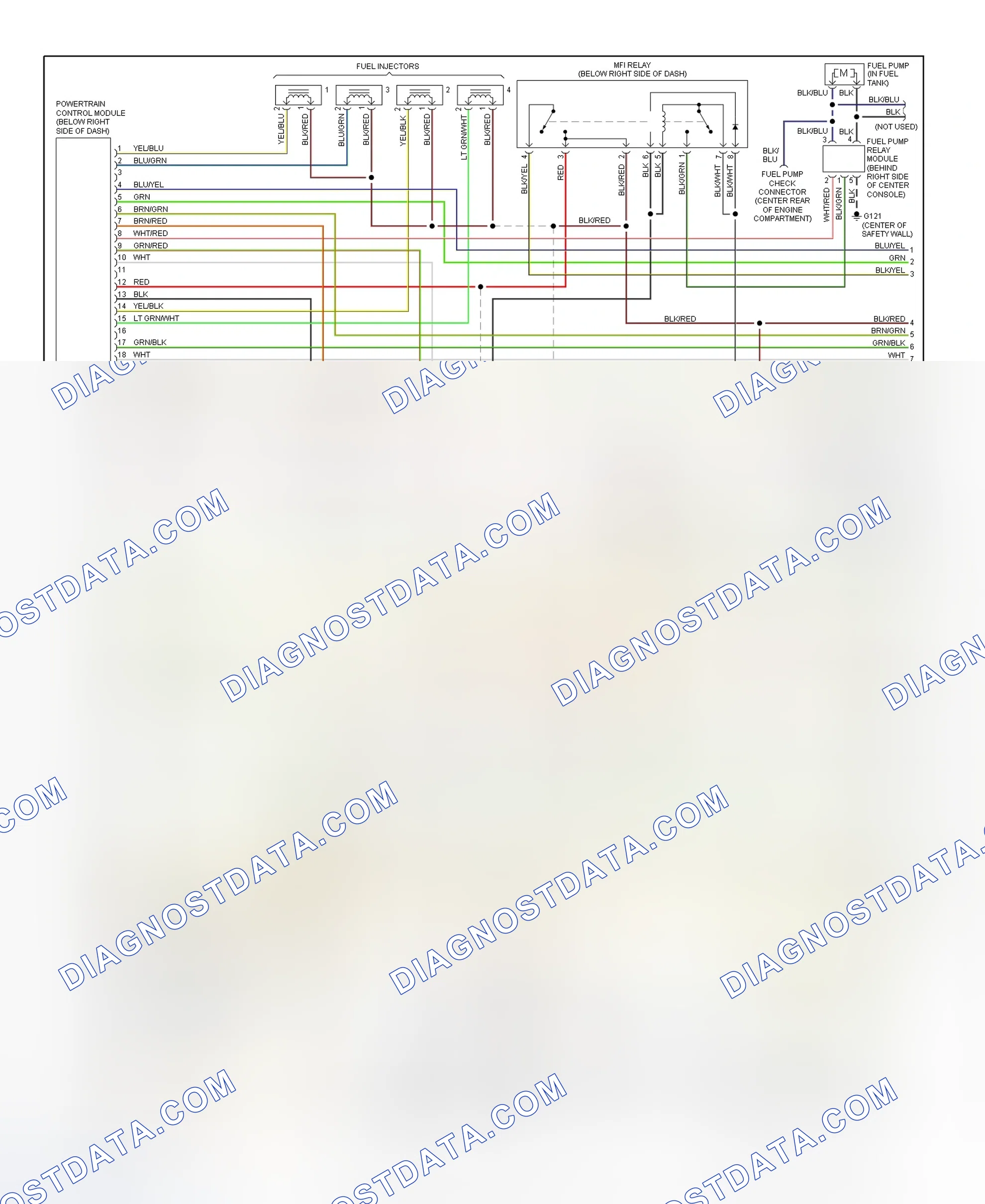 Scheme 64: Wiring Diagram (Summit Wagon 2.4L FWD - 1 Of 2)