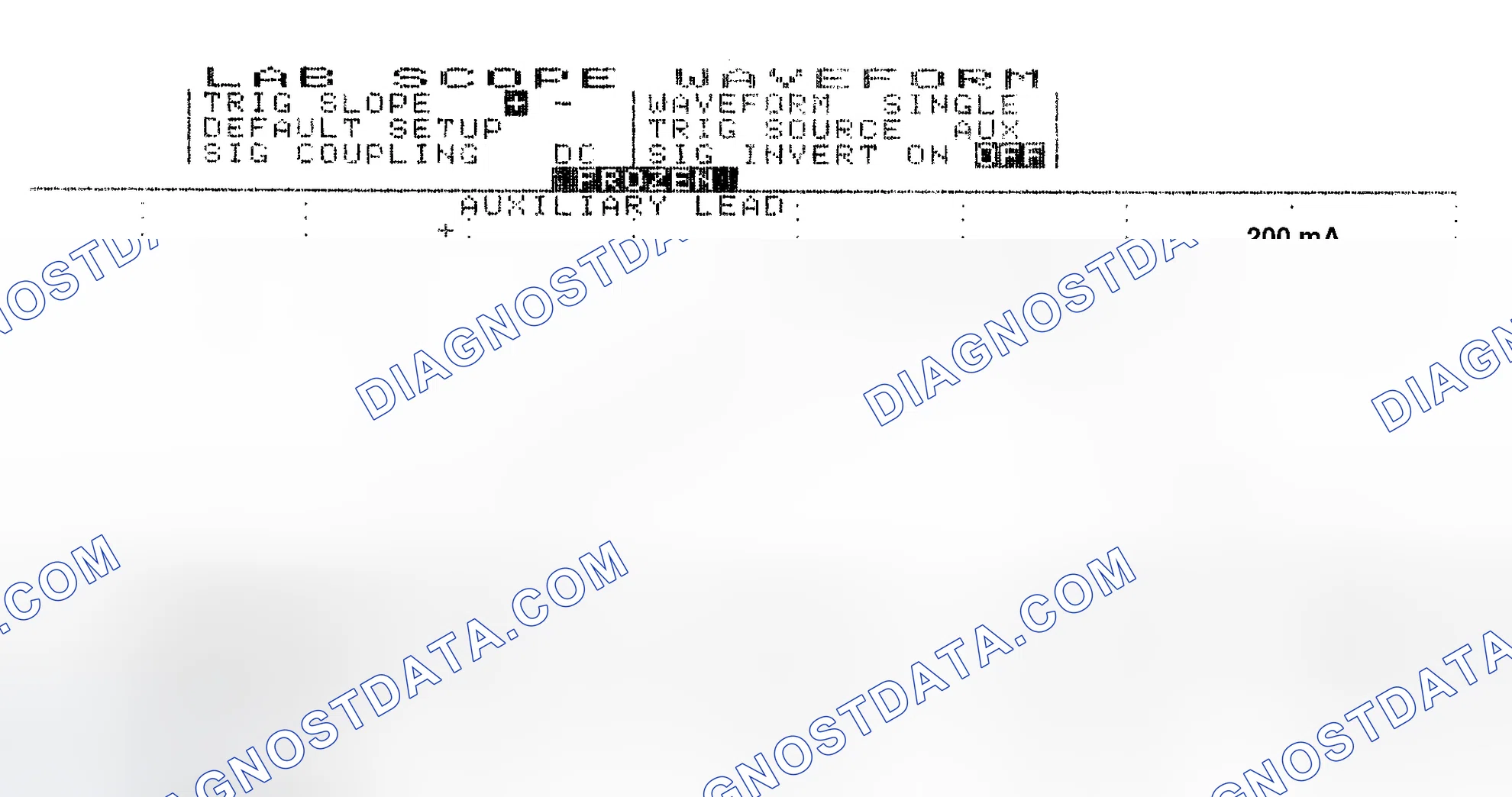 Scheme 13: Single Injector w/Normal Current Flow - Current Pattern