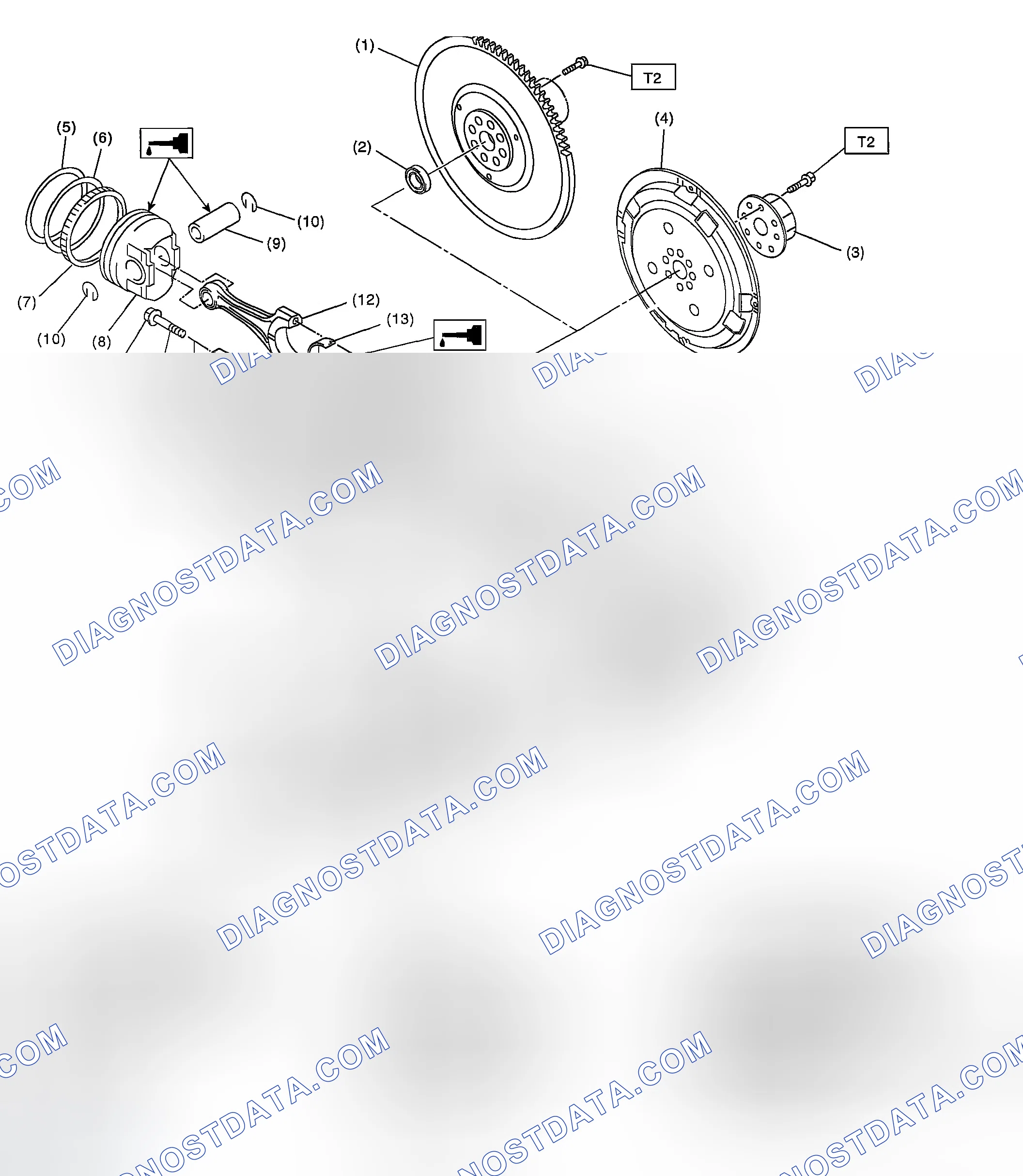 Scheme 333: CRANKSHAFT AND PISTON