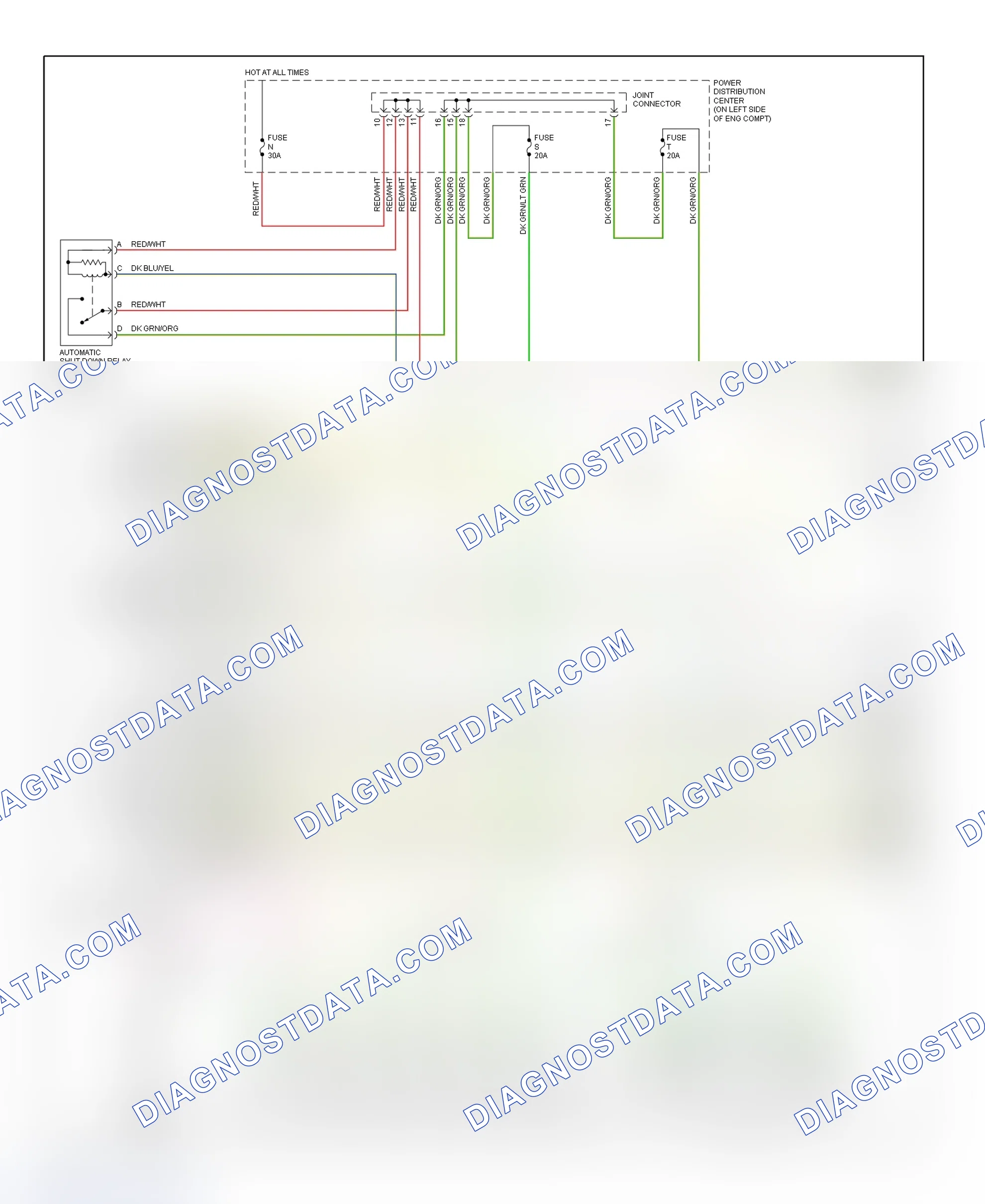 Scheme 25: PCM Wiring Diagram (Concorde & Intrepid - 3.2L, & LHS & 300M - 3.5L - 1 Of 3)