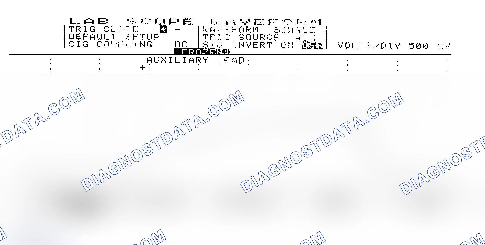 Scheme 14: Single Injector w/Excessive Current Flow - Current Pattern