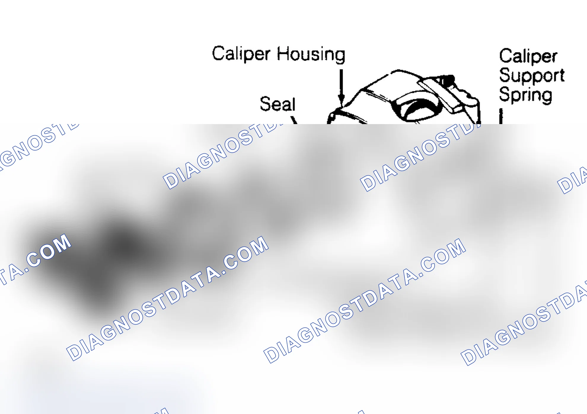 Scheme 29: Exploded View of Bendix Sliding Caliper Assembly