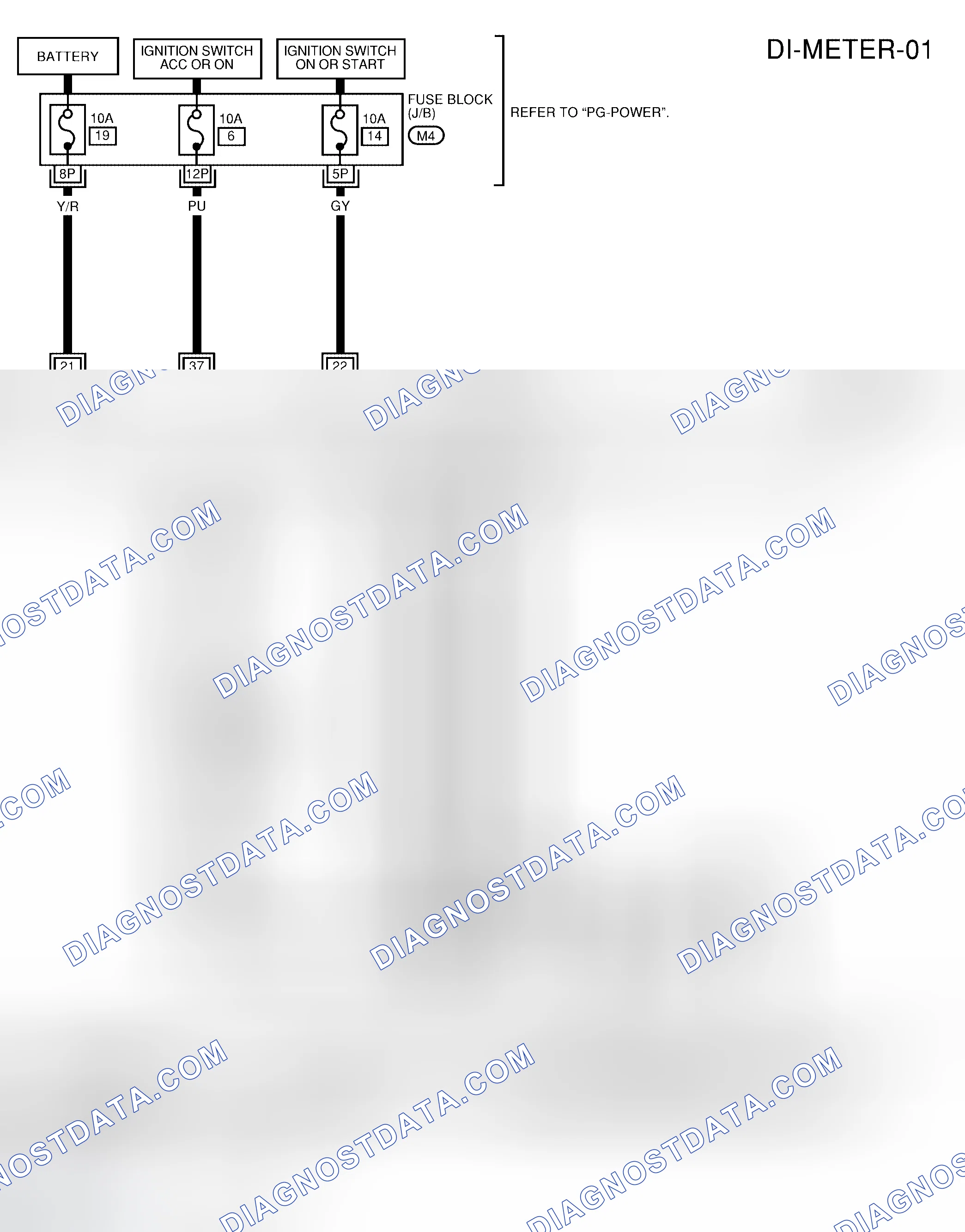 Scheme 473: Wiring Diagram-METER