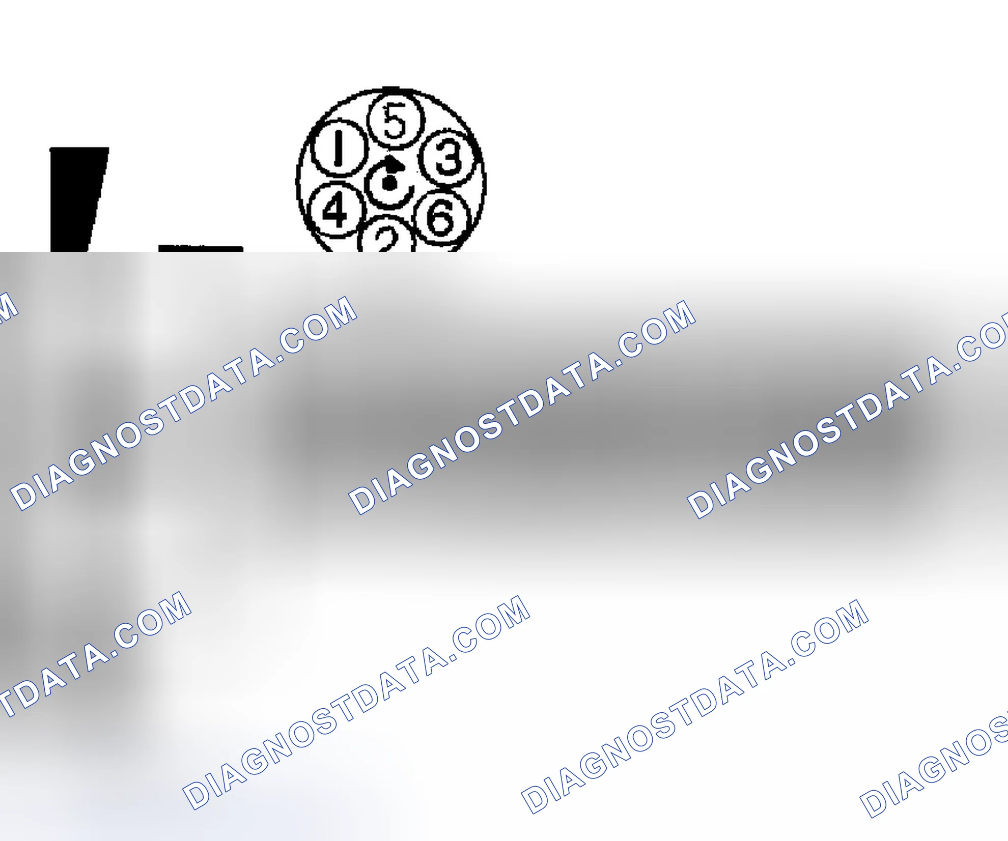 Scheme 1: Firing Order & Distributor Rotation (4.0L 6-Cylinder)