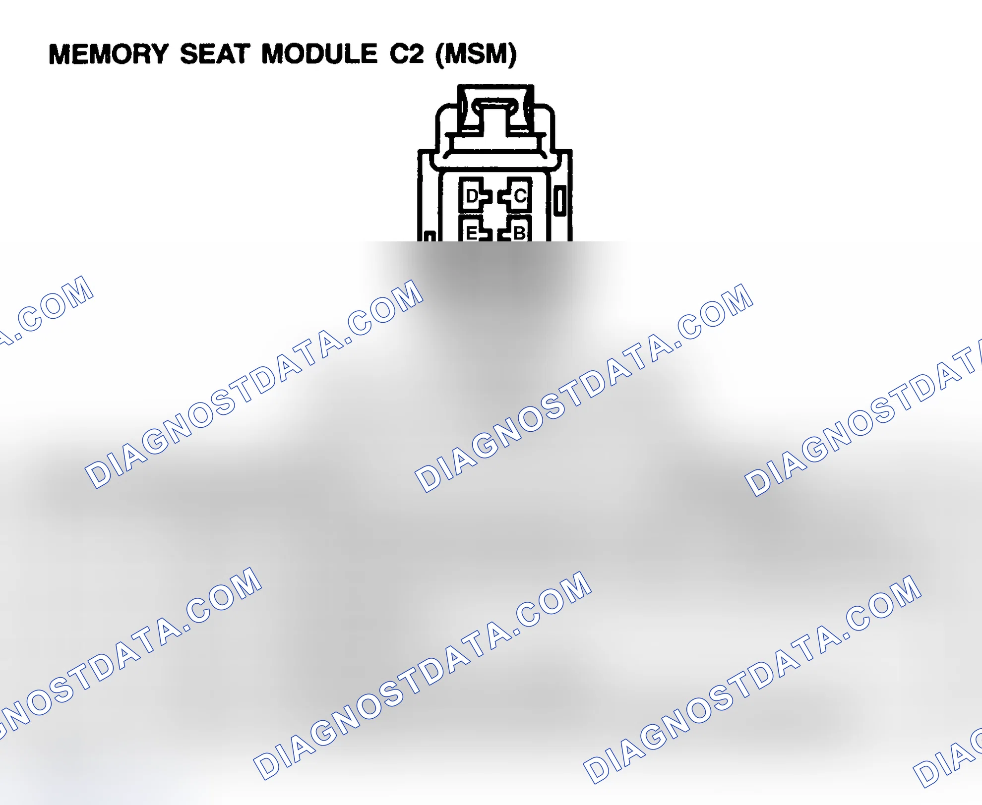 Scheme 170: MEMORY SEAT MODULE (MSM) - C2