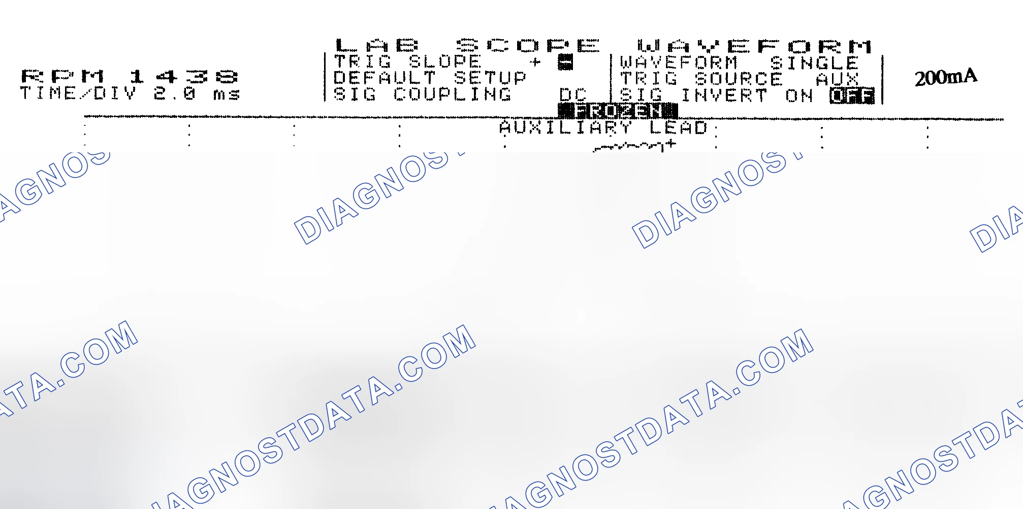 Scheme 15: Single Injector w/Normal Current Flow - Current Pattern