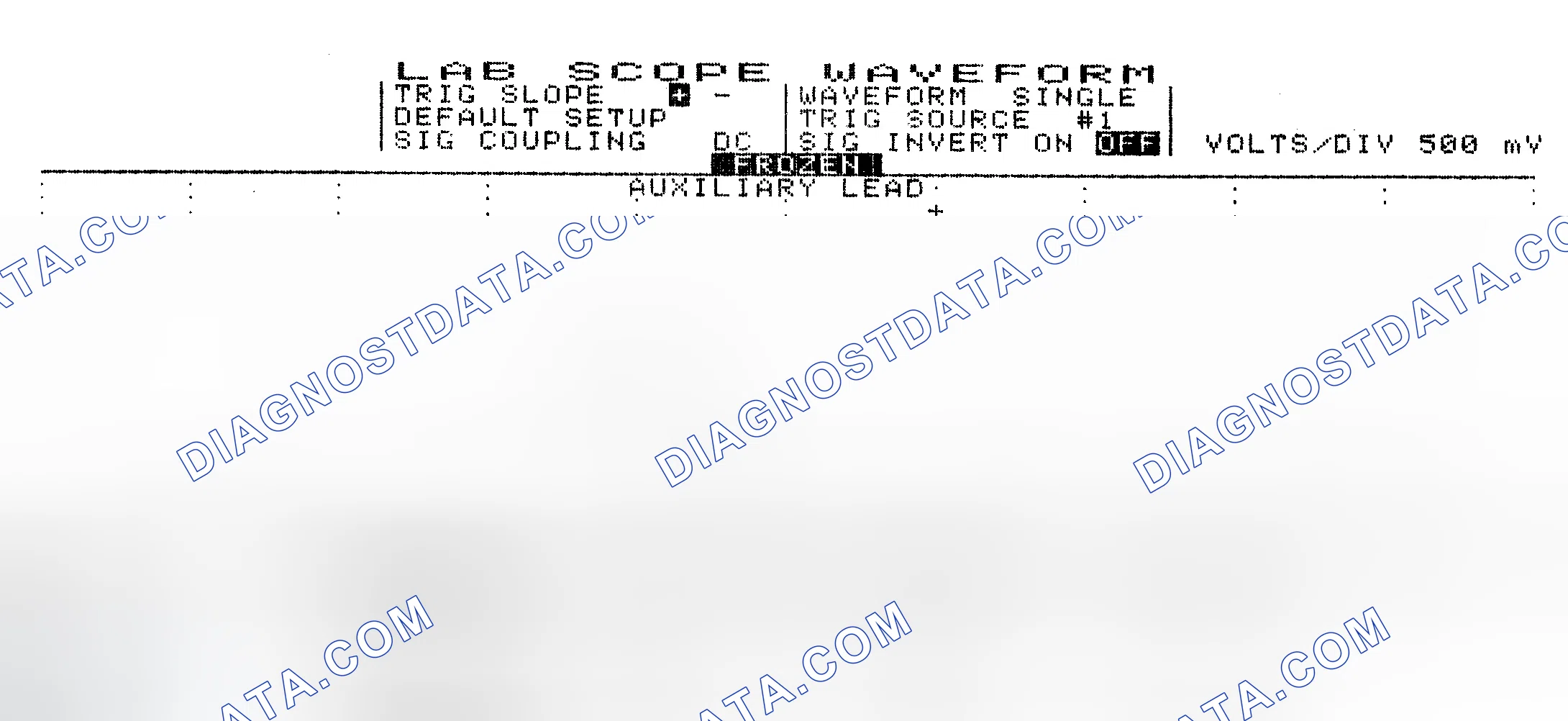 Scheme 10: Single Injector w/Excessive Current Flow - Current Pattern