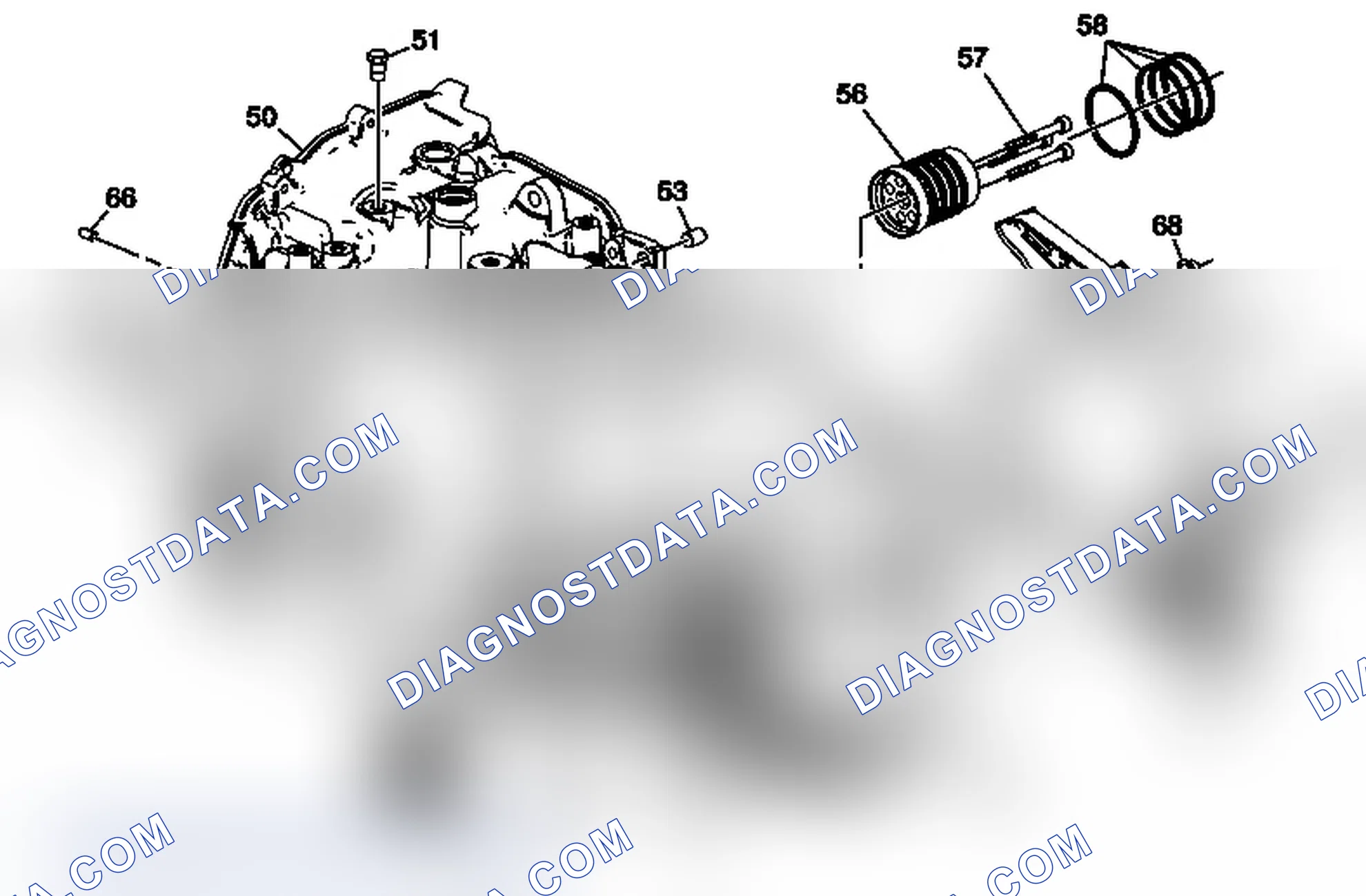 Scheme 49: Transmission Case Assembly - 6T40/6T45/6T50 - Gen 1