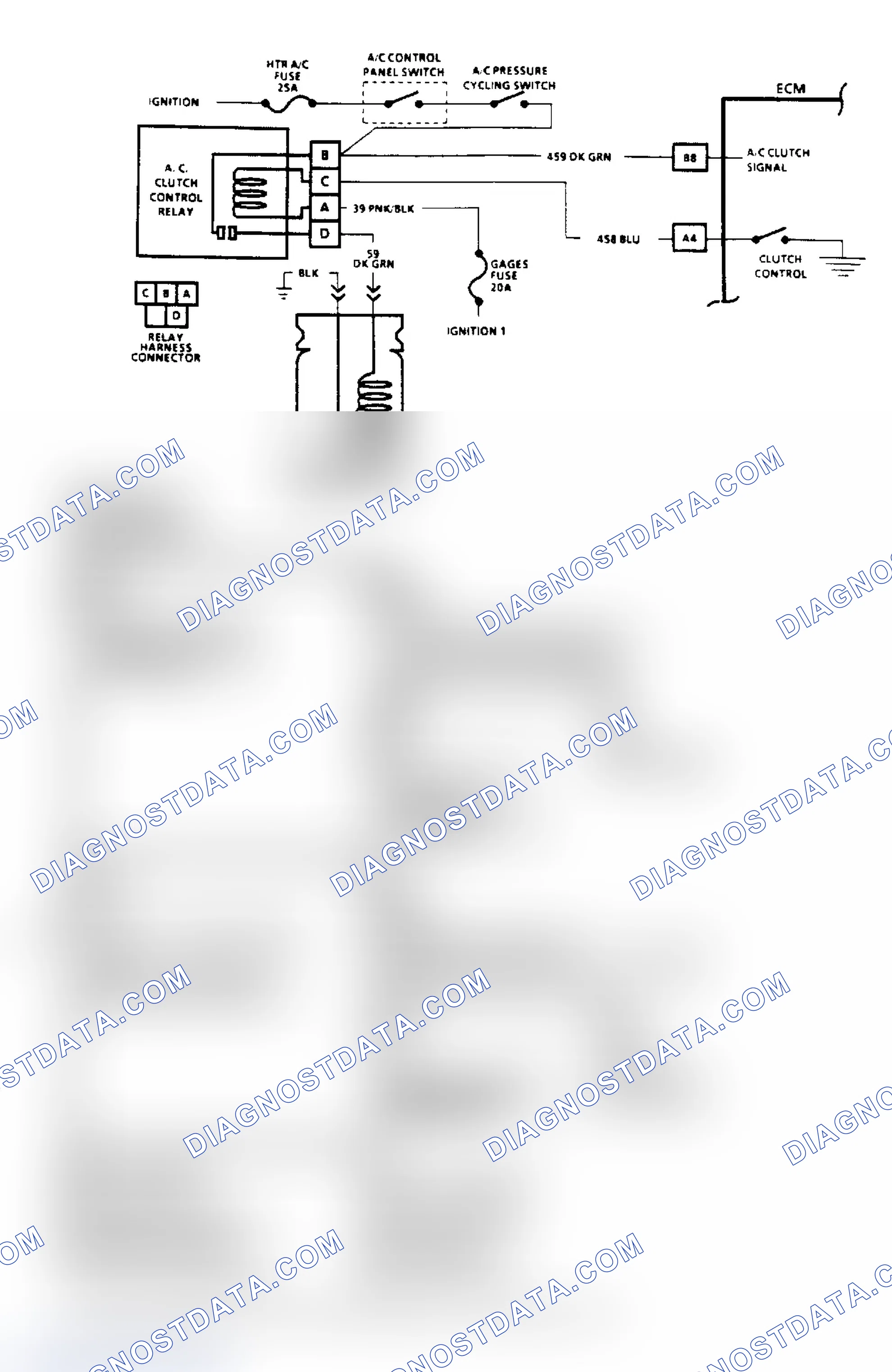 Scheme 155: A/C Clutch Control Diagnosis Flow Chart (2 of 2) (2.5L)
