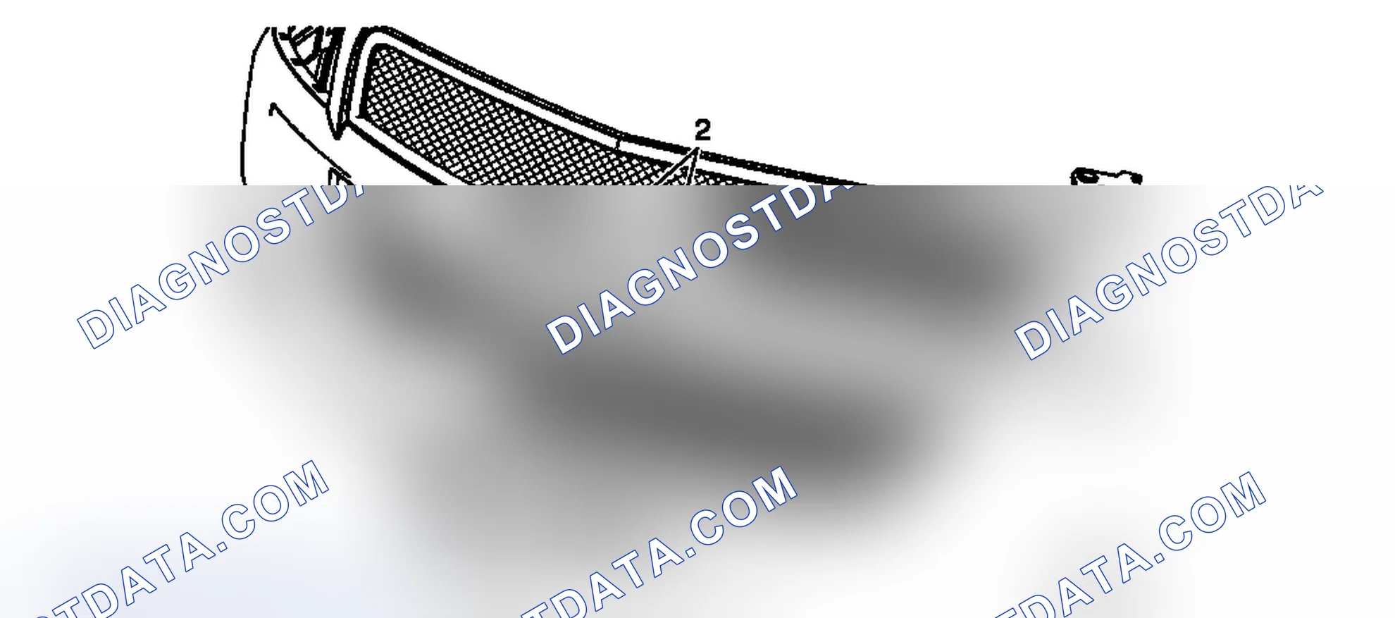 Scheme 21: Front Bumper Fascia Emblem/Nameplate Replacement (Traverse)