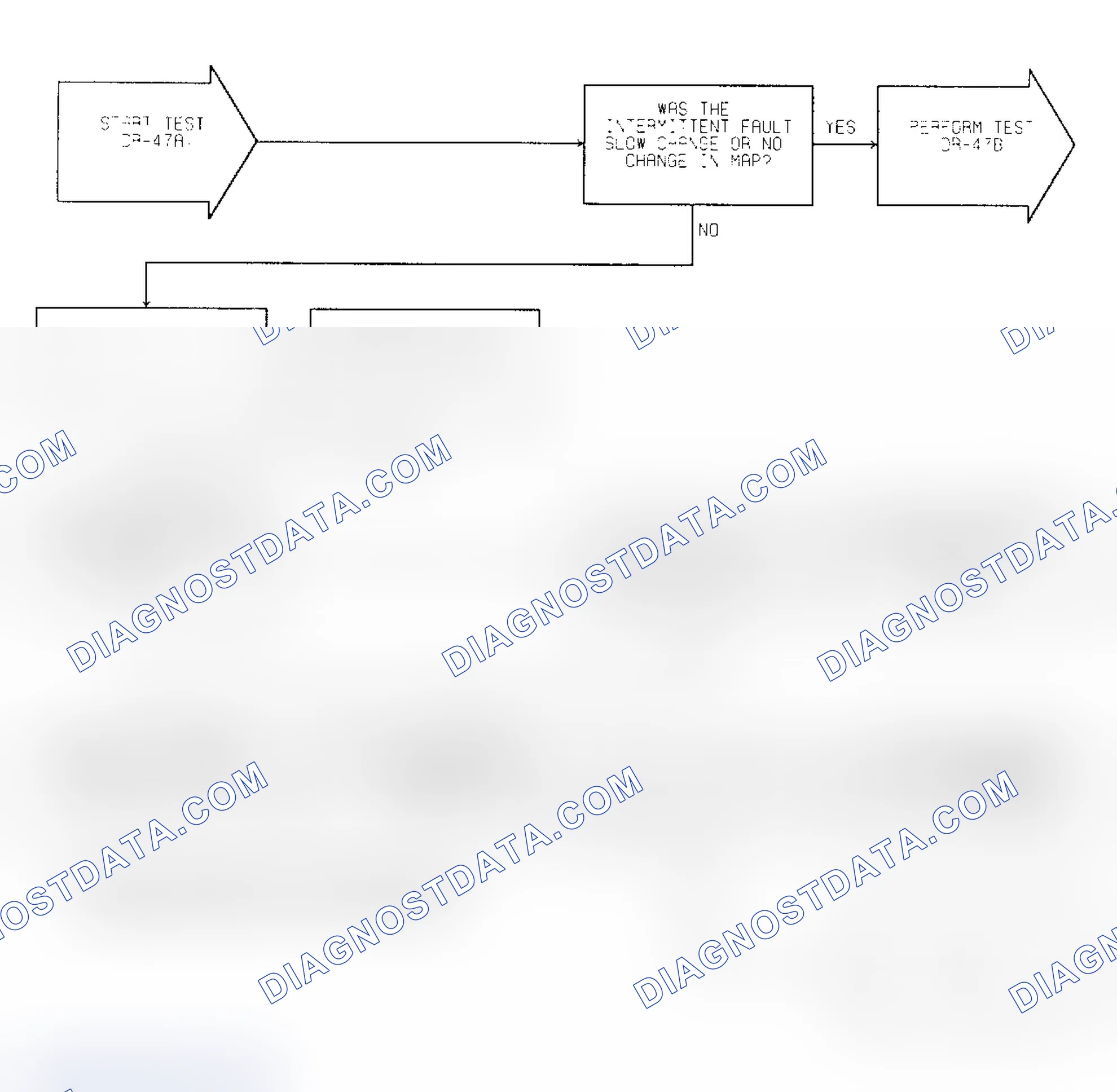 Scheme 349: Test DR-47A Intermittent Test for Voltage Sensors