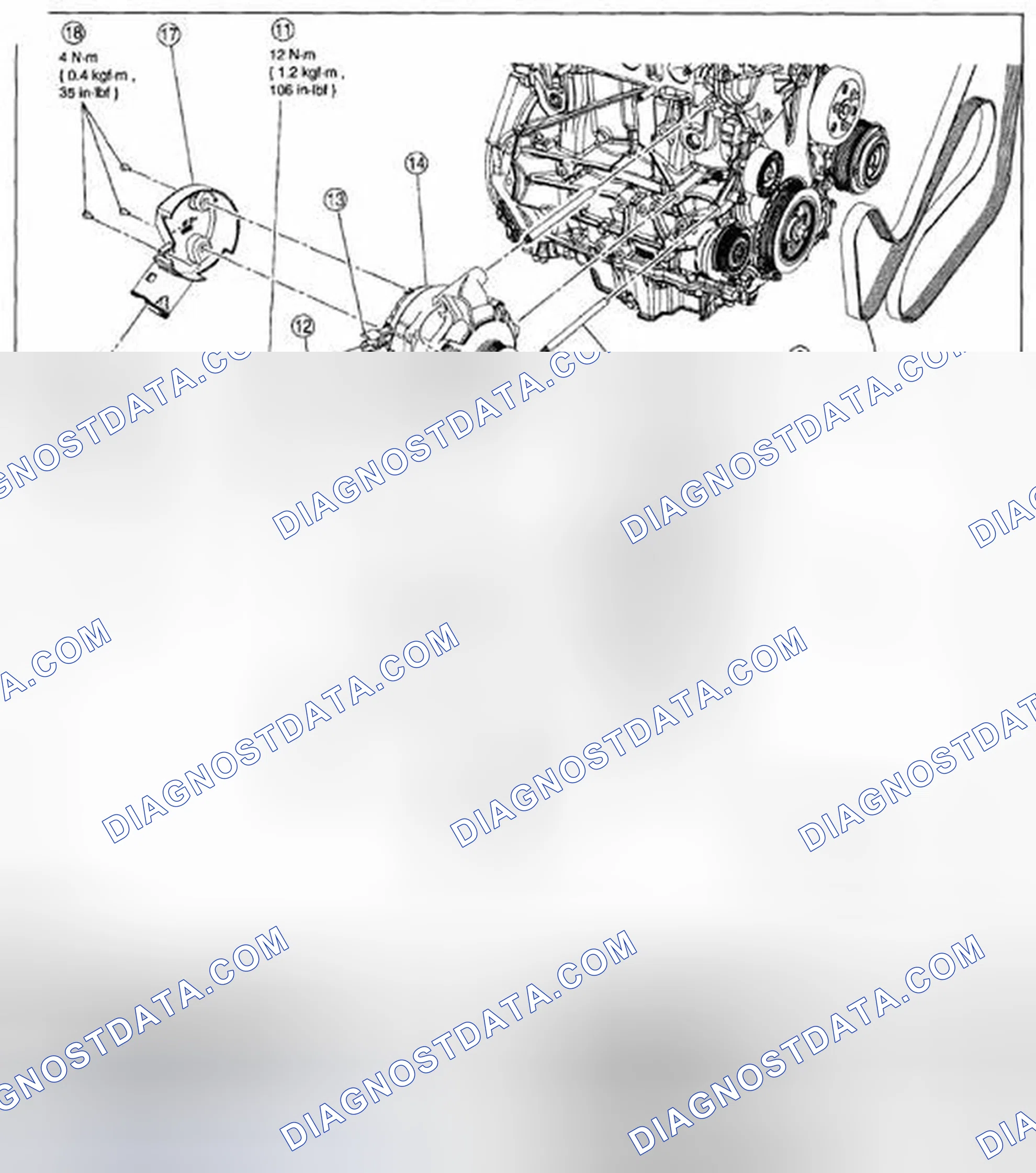 Scheme 4: GENERATOR REMOVAL/INSTALLATION - 2.5L