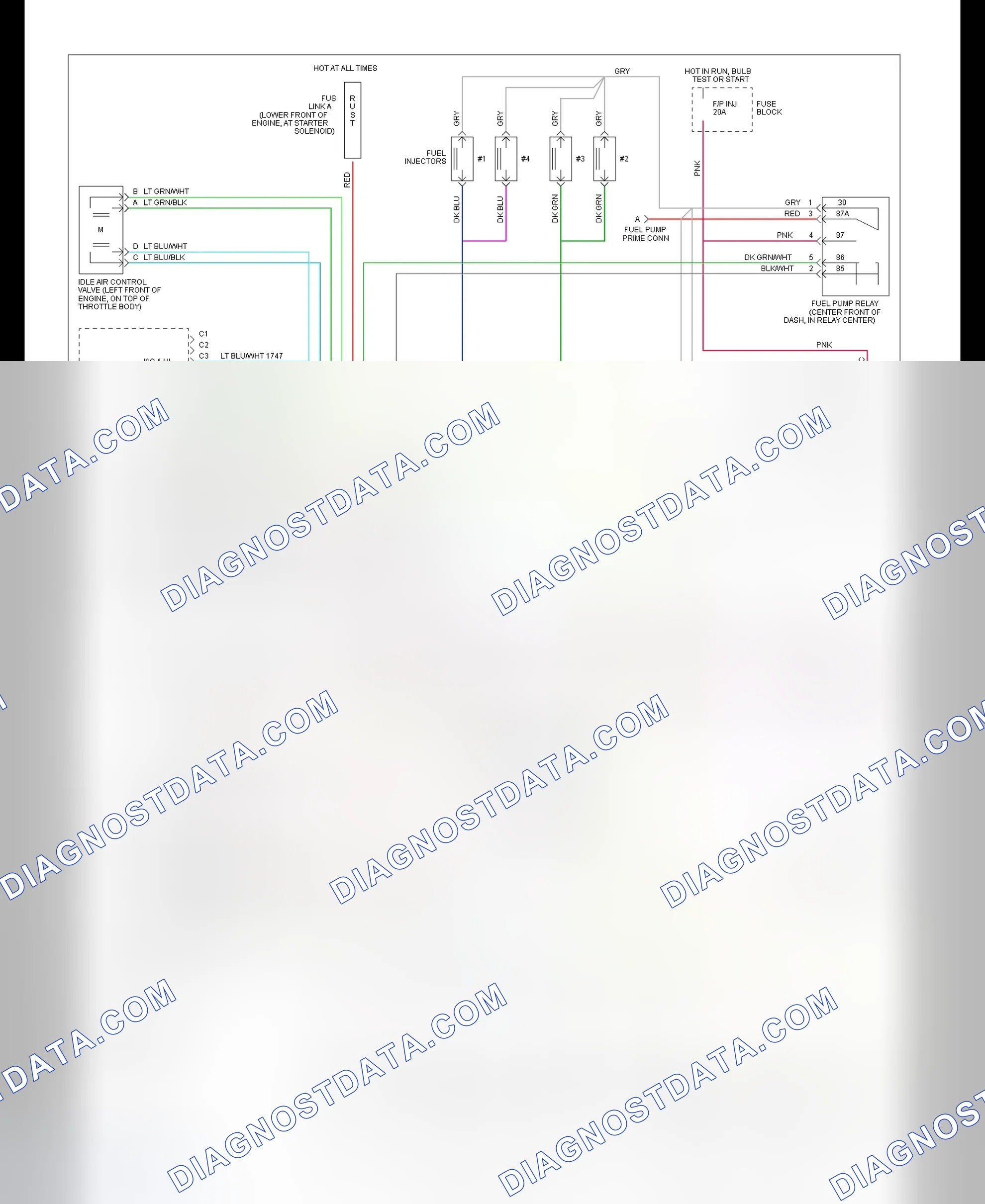 Scheme 143: 2.3L (VIN A, D & 3) PCM Wiring Diagram (All Models - 1 Of 3)