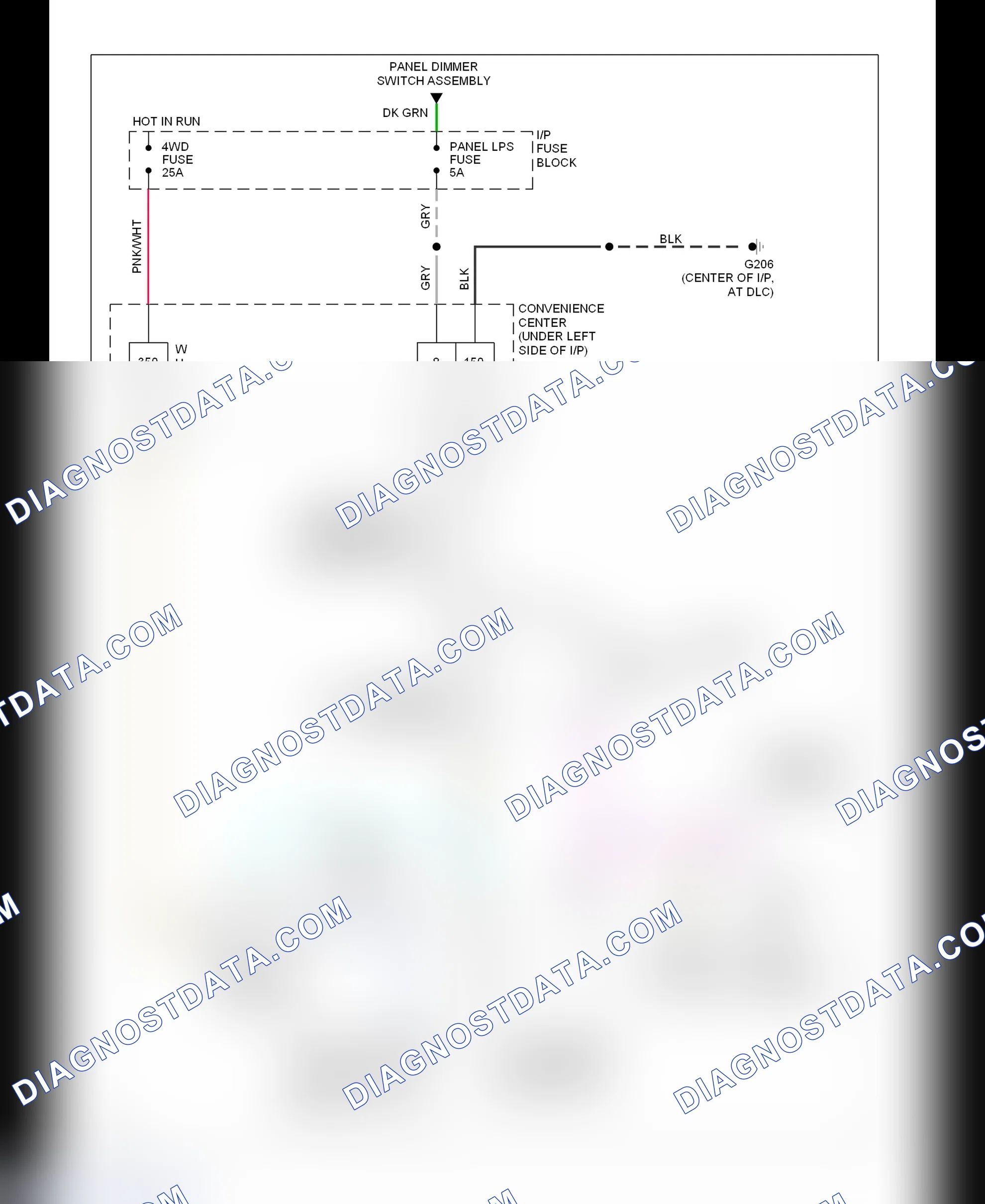 Scheme 9: Transfer Case Circuit (1994 Except K300)