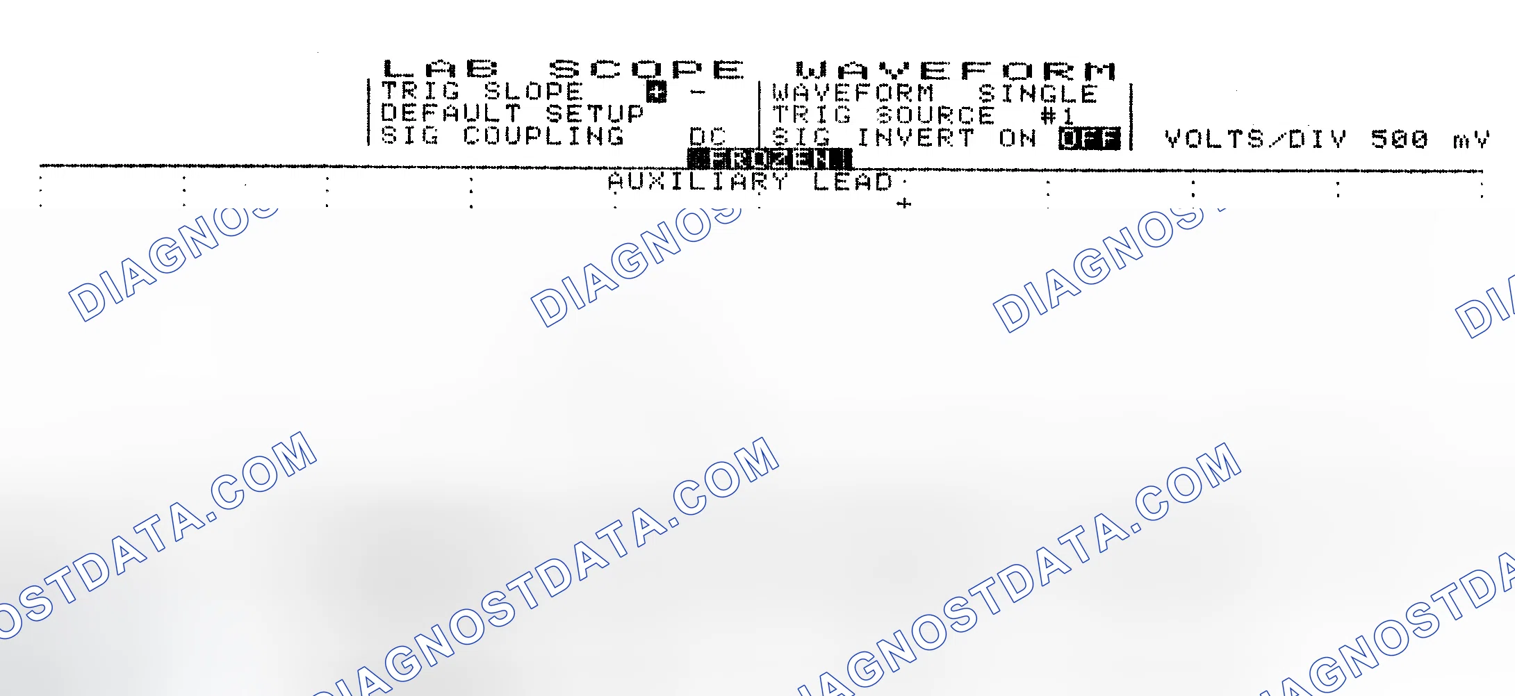 Scheme 10: Single Injector w/Excessive Current Flow - Current Pattern