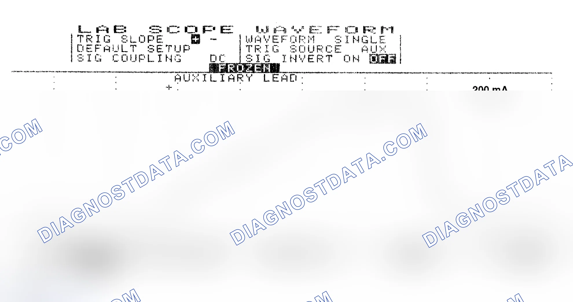 Scheme 13: Single Injector w/Normal Current Flow - Current Pattern