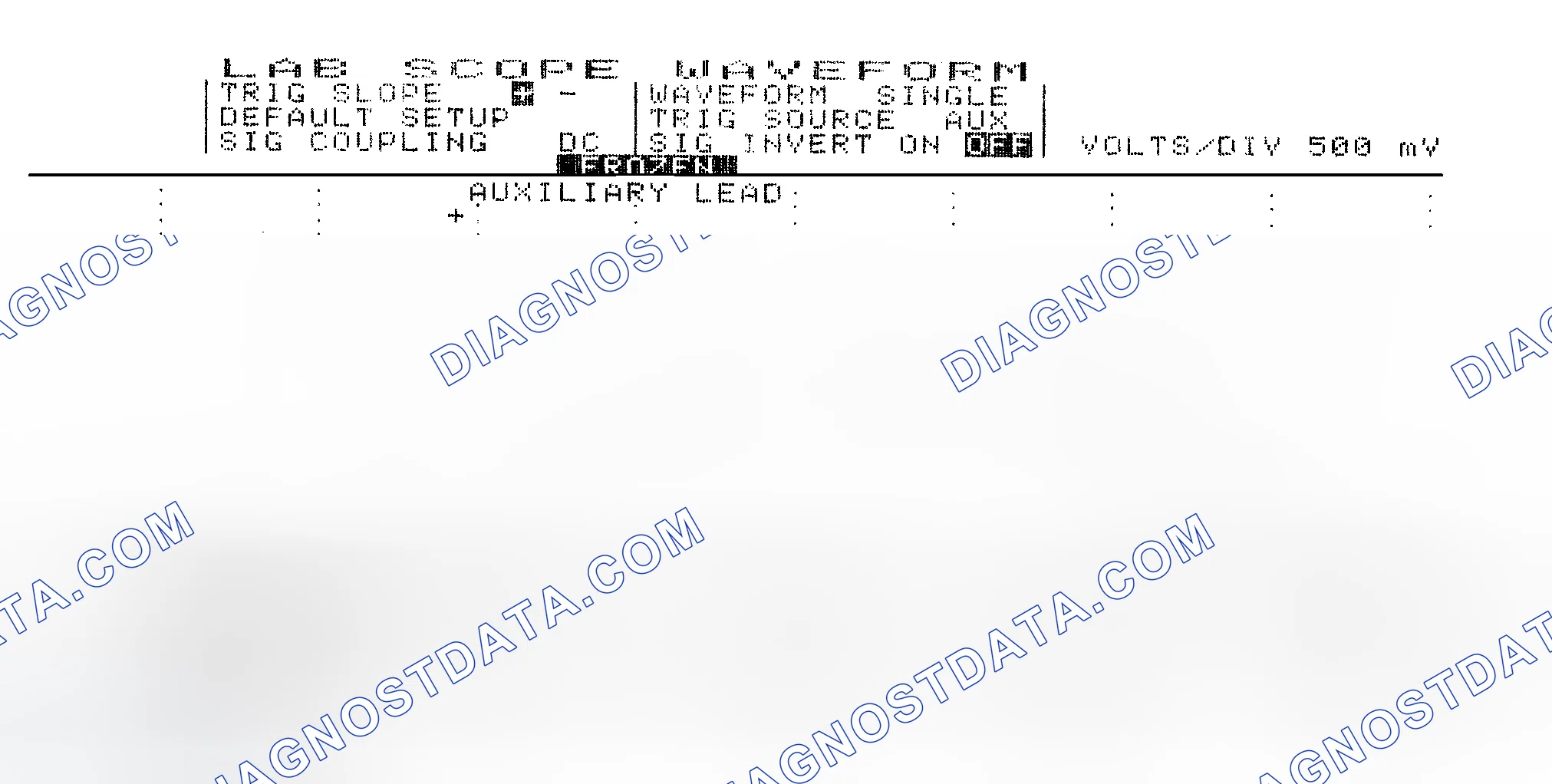 Scheme 14: Single Injector w/Excessive Current Flow - Current Pattern