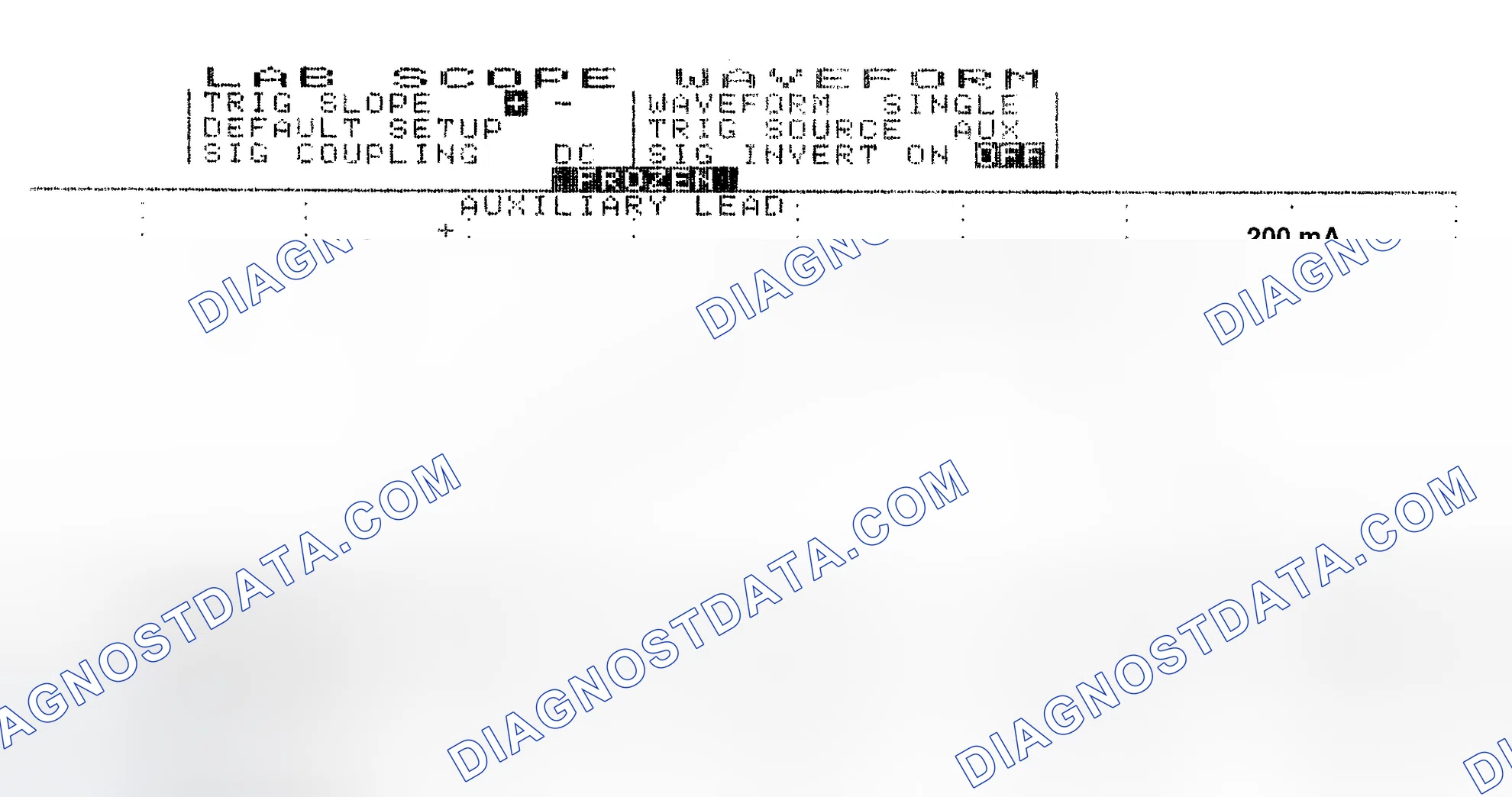 Scheme 13: Single Injector w/Normal Current Flow - Current Pattern