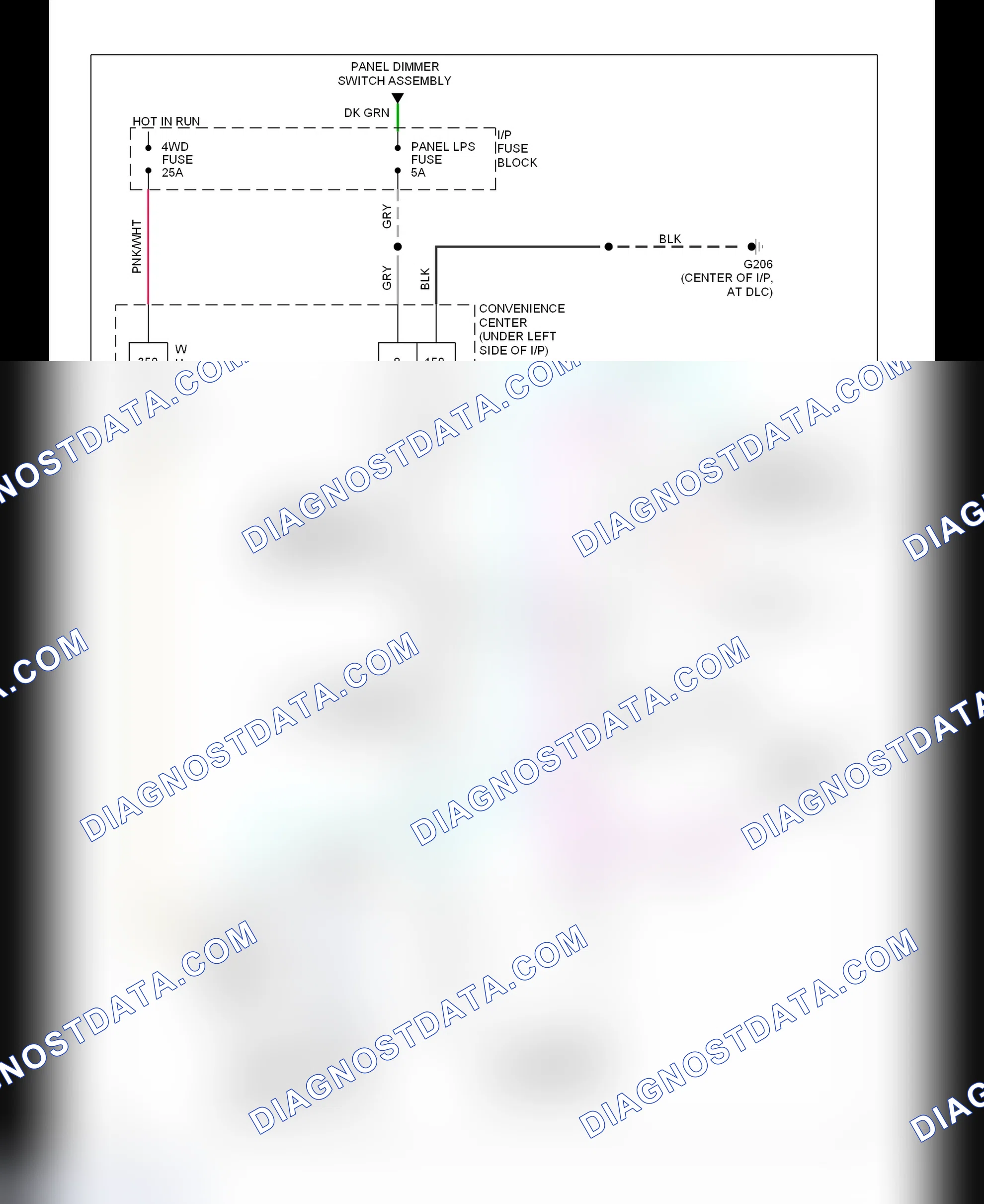 Scheme 10: Transfer Case Circuit (1994 K300)