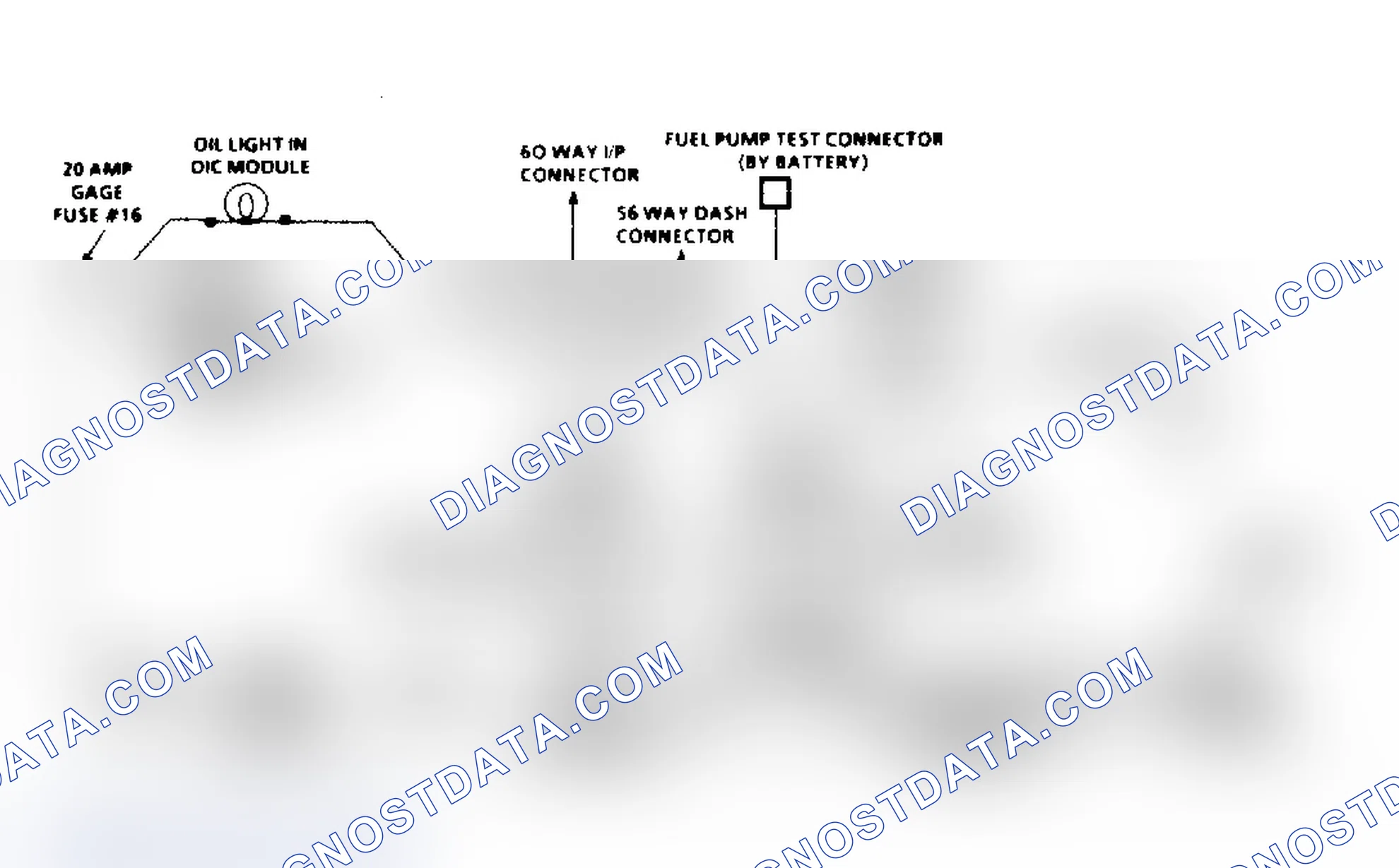 Scheme 462: Chart A5 Schematic, Fuel Sys Elect Test (3.8L Except w/Standard Instrument Cluster